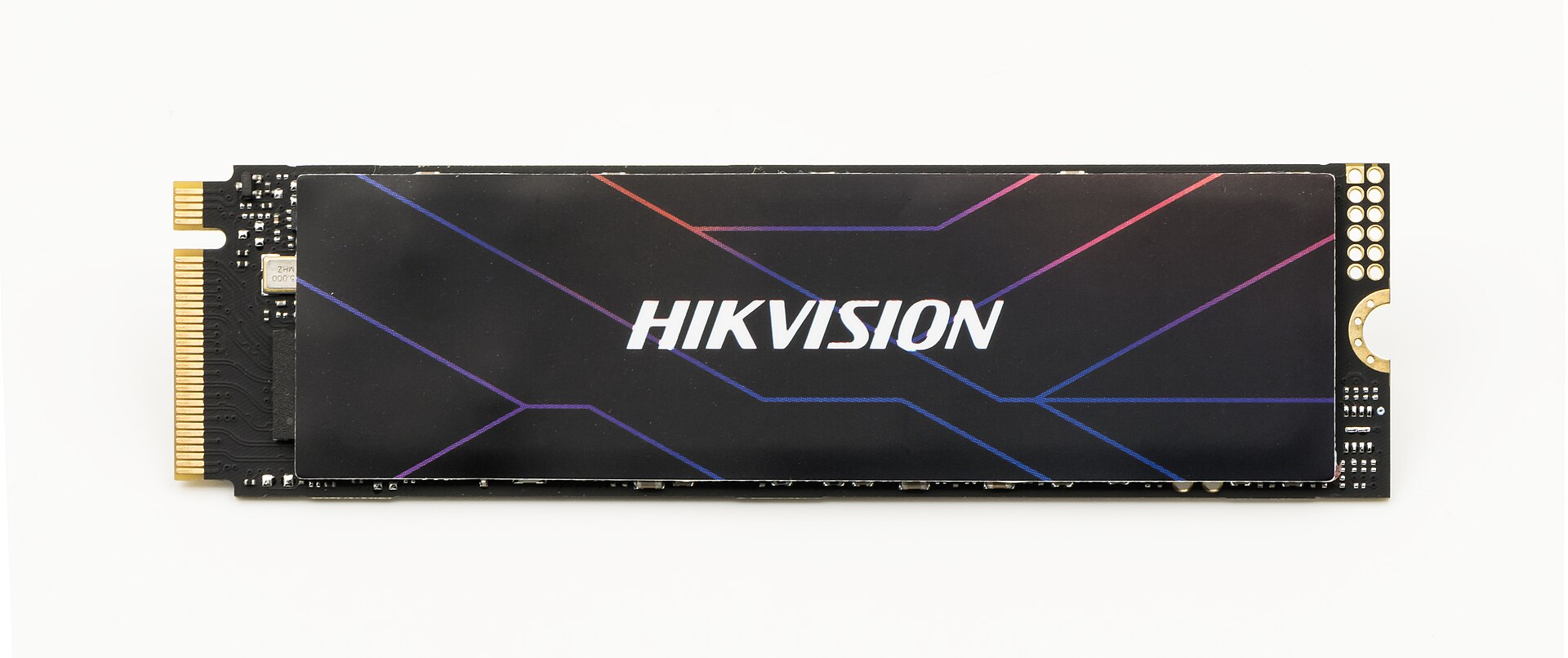 A Hikvision G4000 2TB NVMe solid-state drive on a white background