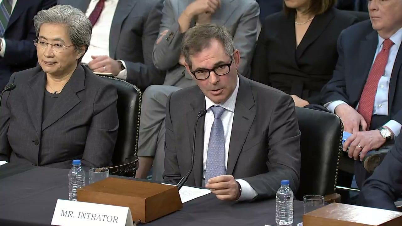 Michael Intrator, CoreWeave's co-founder and chief executive, testifying at the Senate Commerce Committee hearing on AI, 8 May 2025