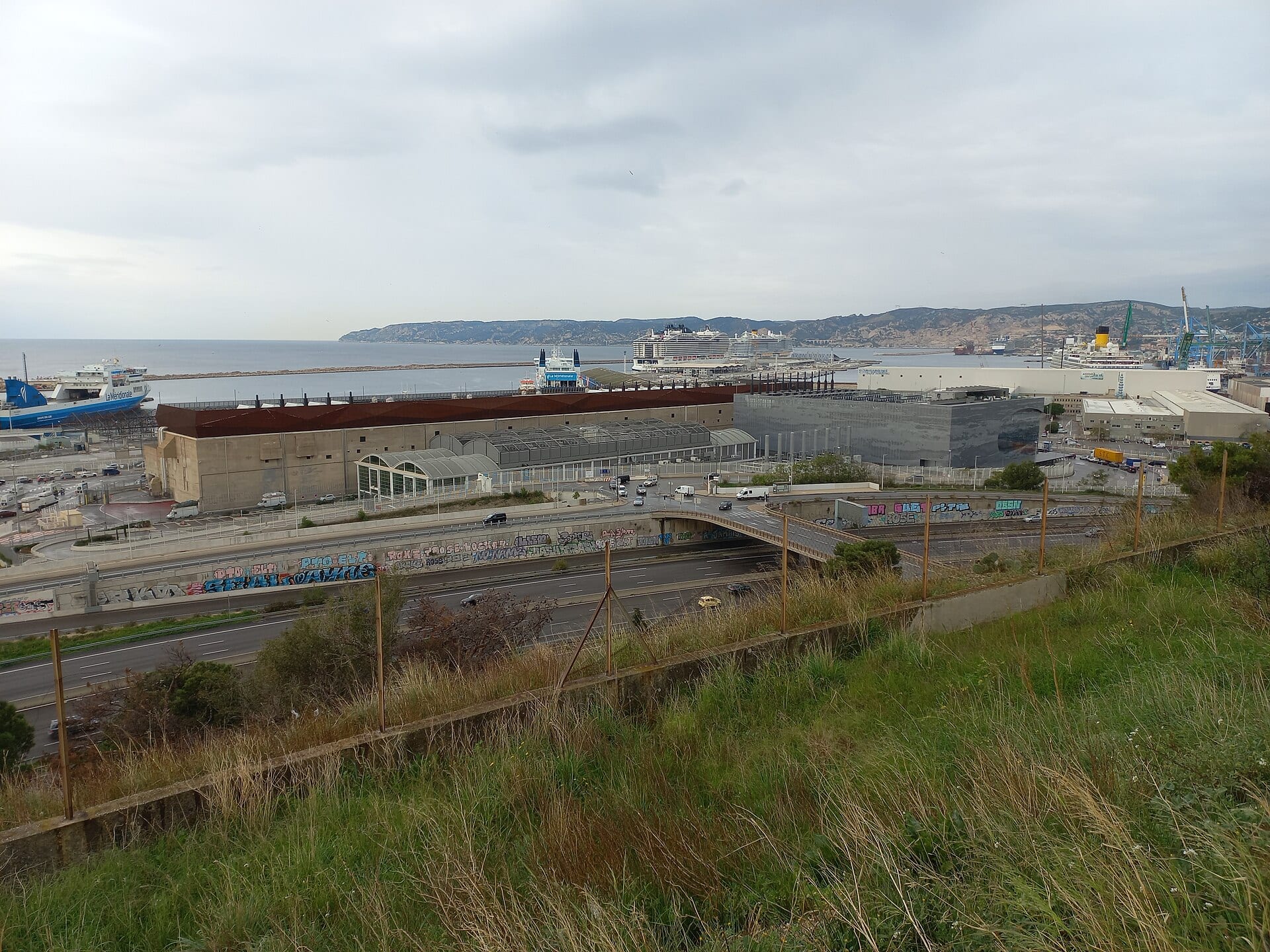A Digital Realty data center campus at its Marseille port site
