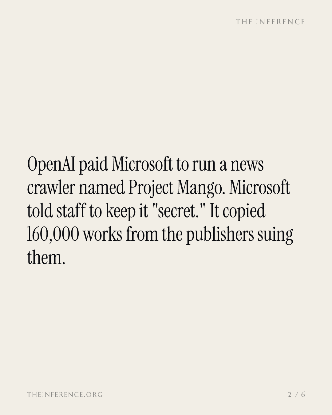 OpenAI paid Microsoft to scrape news in secret. Meta's fine print prices it at zero — slide 1