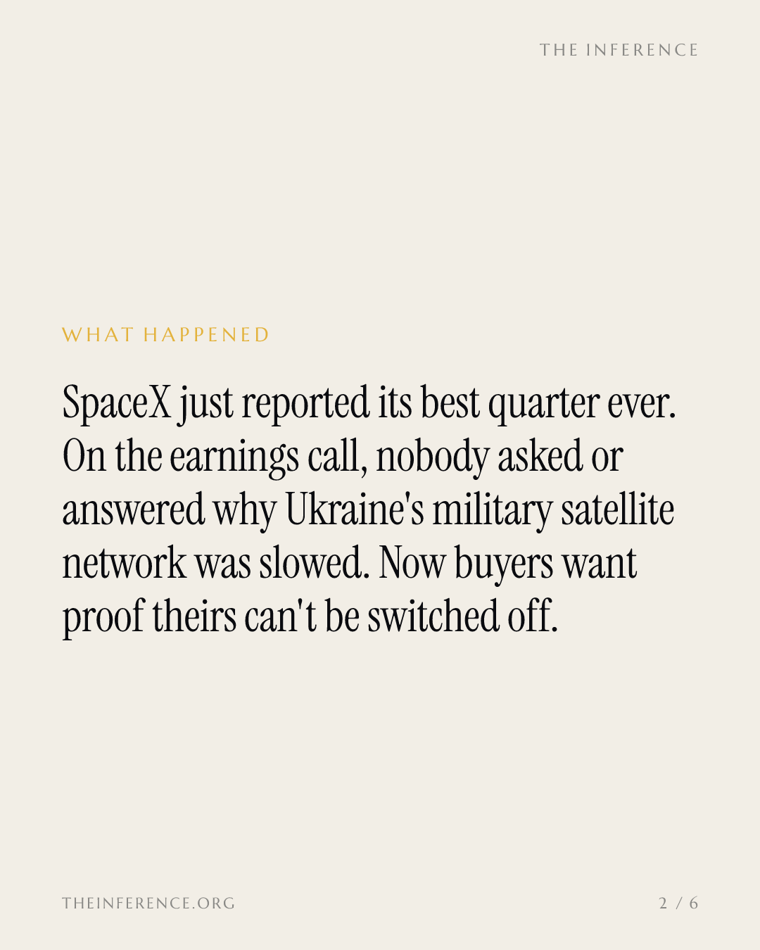 The earnings call never raised the Ukraine throttle, and buyers started pricing the off switch — slide 1