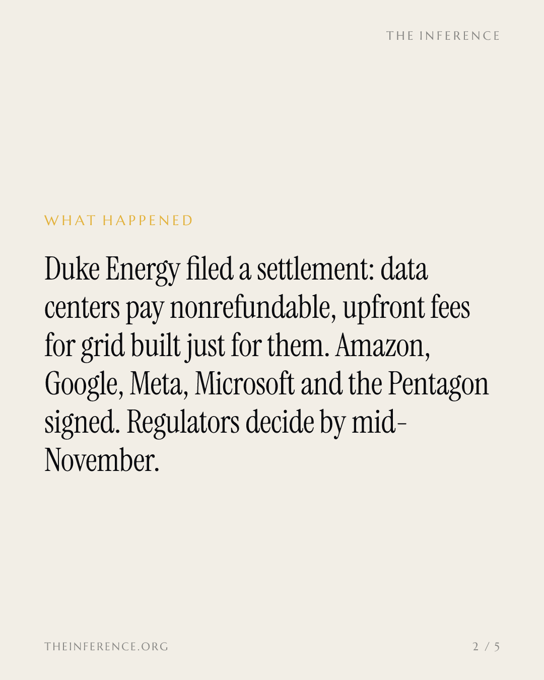 Amazon, Google, Meta und Microsoft zahlen Duke Energys Stromnetz im Voraus – die Stromrechnung bleibt offen — slide 1