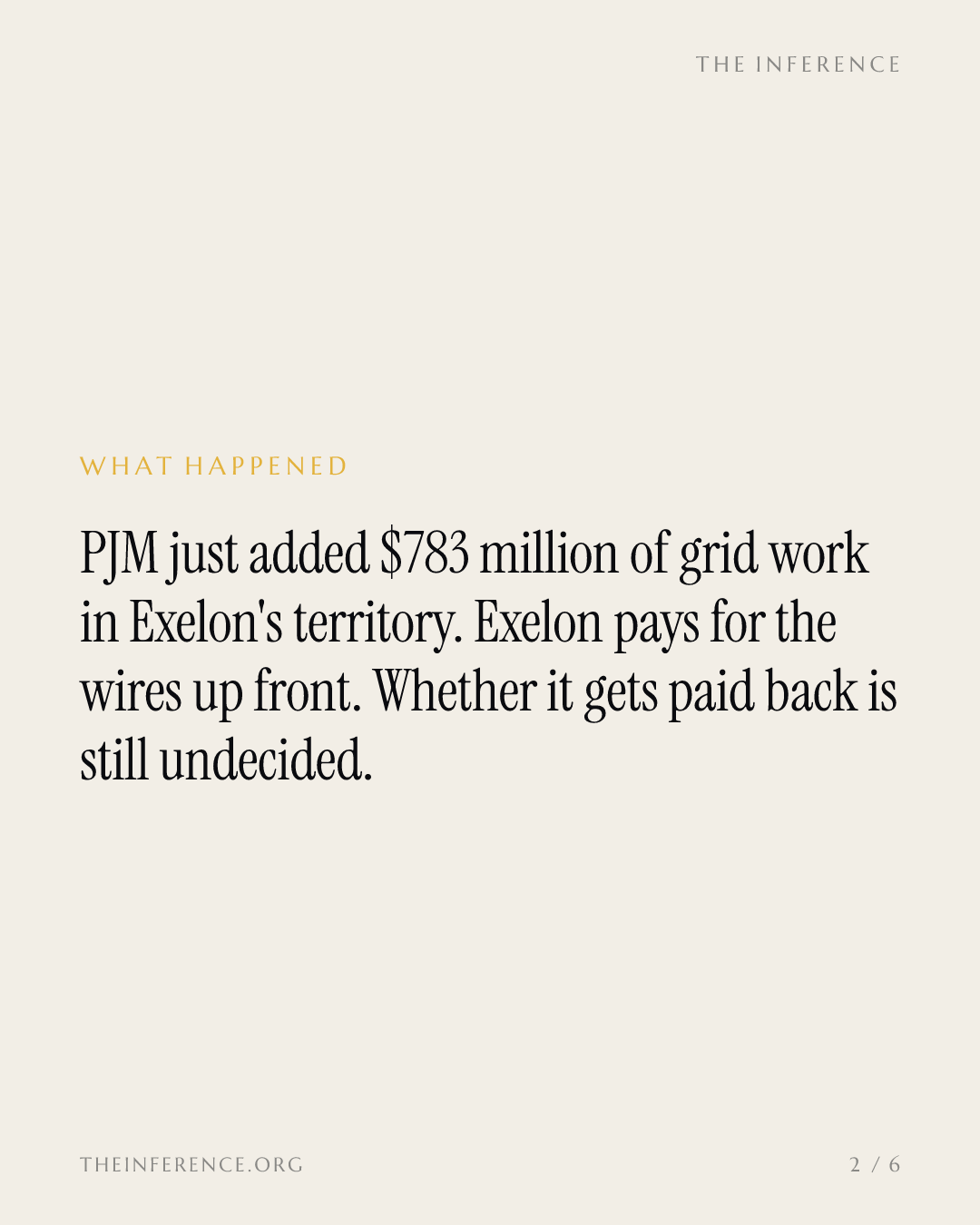 Exelon Gets $783 Million of Grid Work and No Clear Way to Get Paid — slide 1