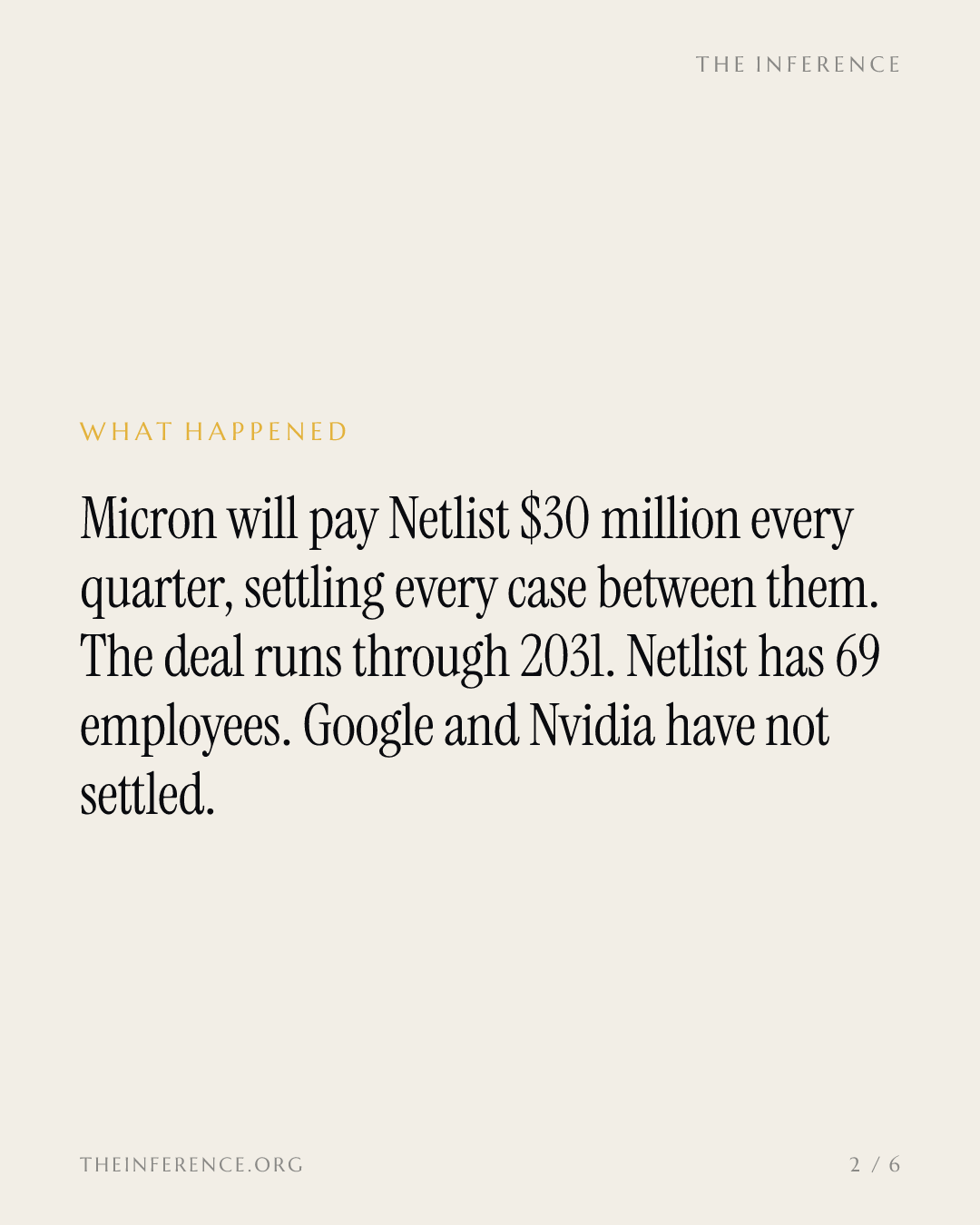 Micron settles with Netlist for $600 million, and the toll now falls to Google and Nvidia — slide 1