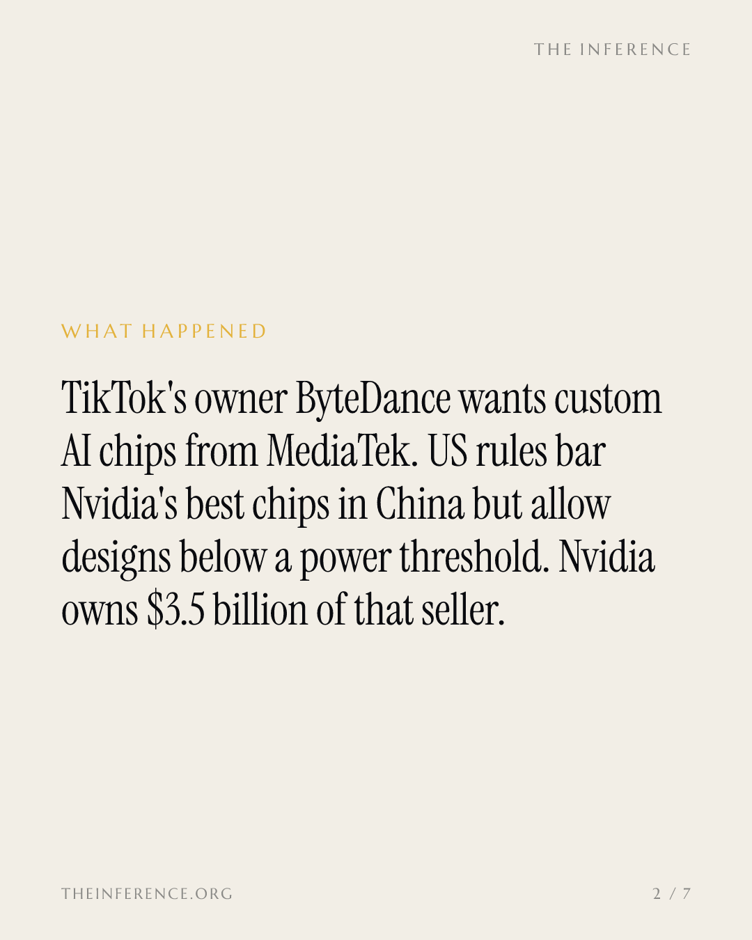 Nvidia's $3.5 billion sits behind China's compute wall — slide 1