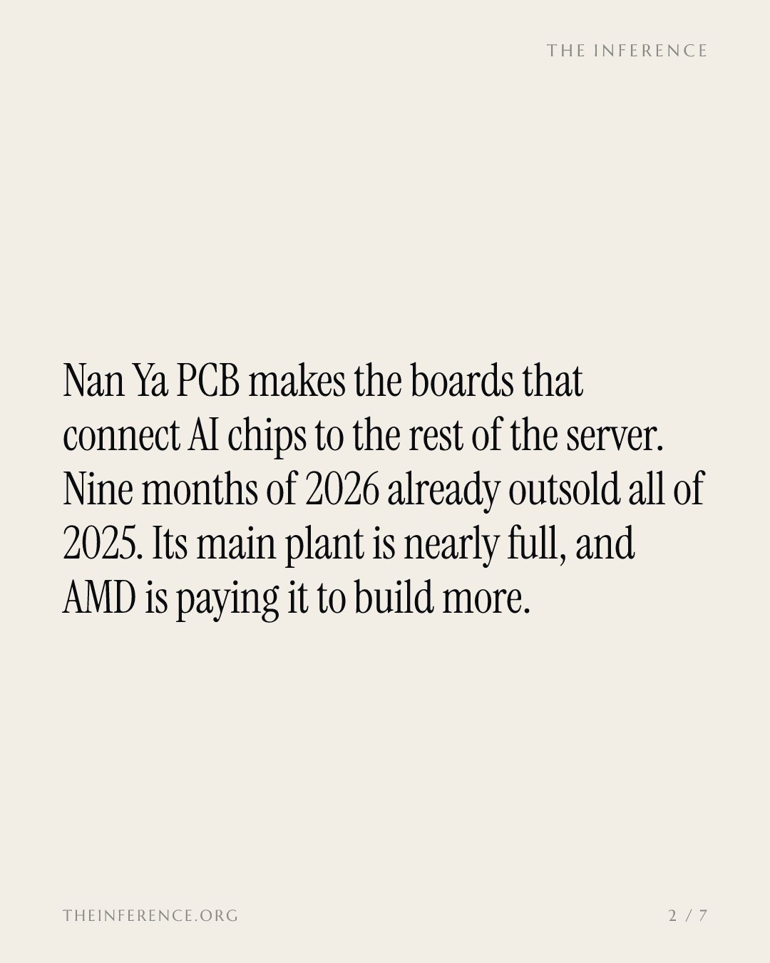 Nan Ya PCB setzt in neun Monaten mehr um als im gesamten Jahr 2025 – und AMD zahlt dafür, Taiwans Substrat-Engpass zu lockern — slide 1