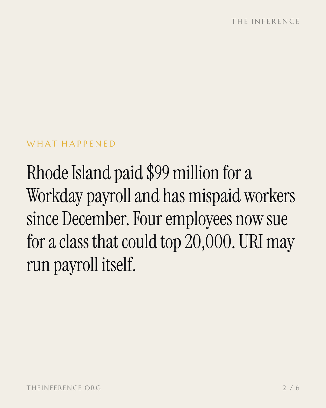 The state that paid $99 million for Workday payroll now wants a university to run it instead — slide 1