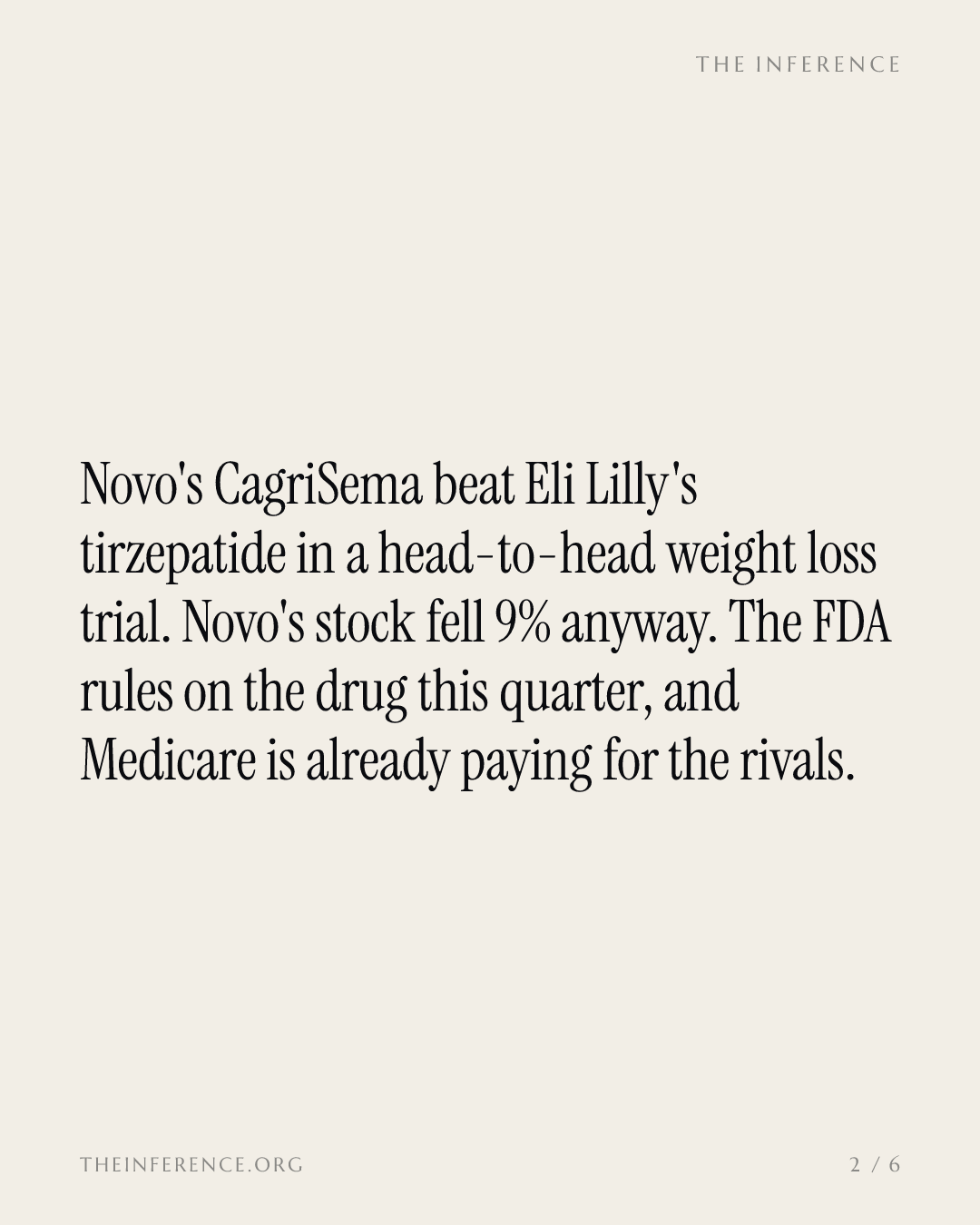 Novo Beat Eli Lilly Head-to-Head in weight loss drug showdown — slide 1