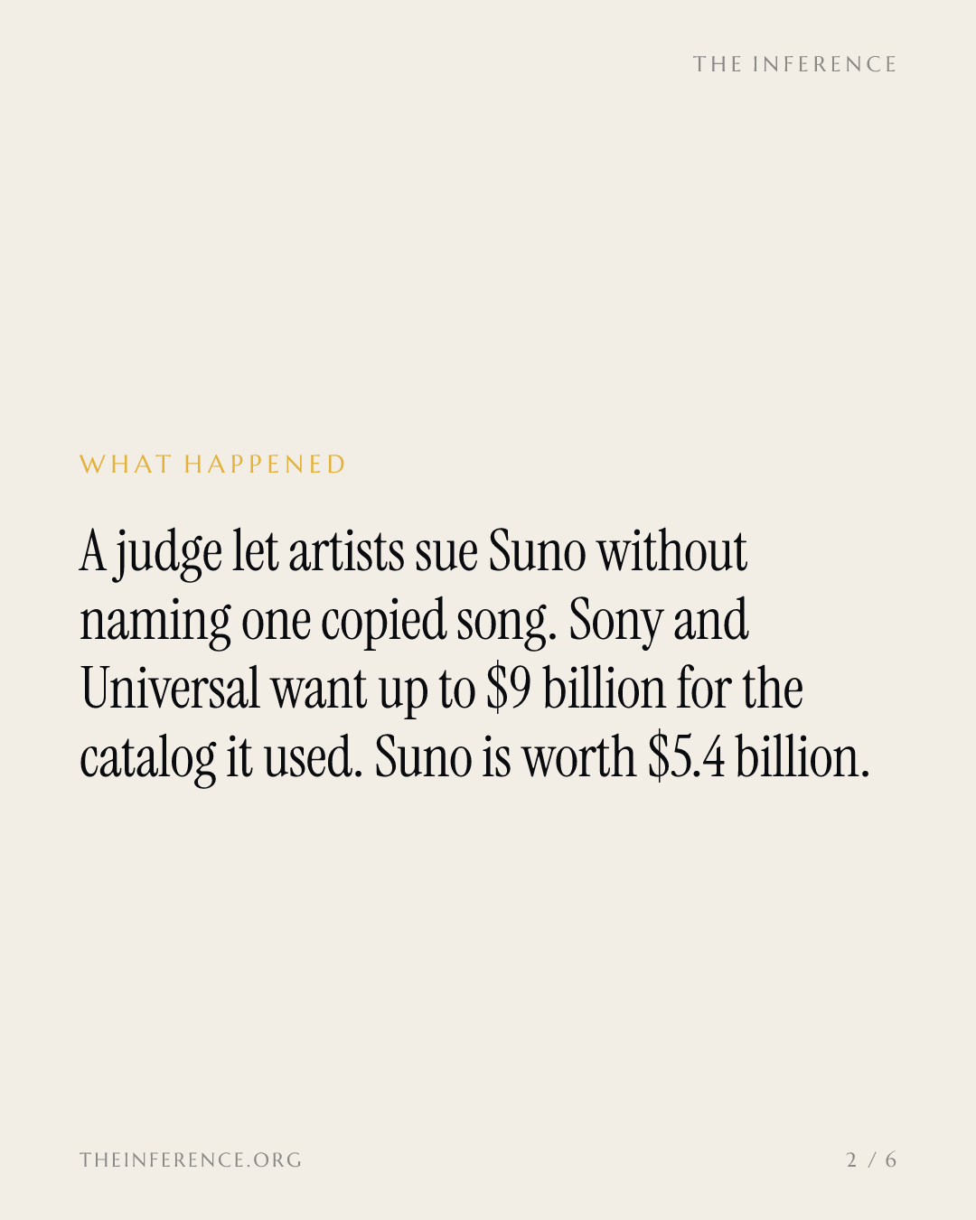 Suno's clean restart just collided with its $9 billion past — slide 1