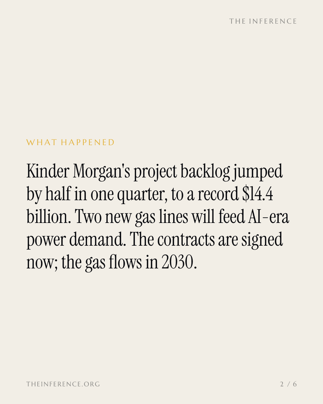 Kinder Morgan's backlog jumped half in one quarter to a record $14.4 billion — slide 1