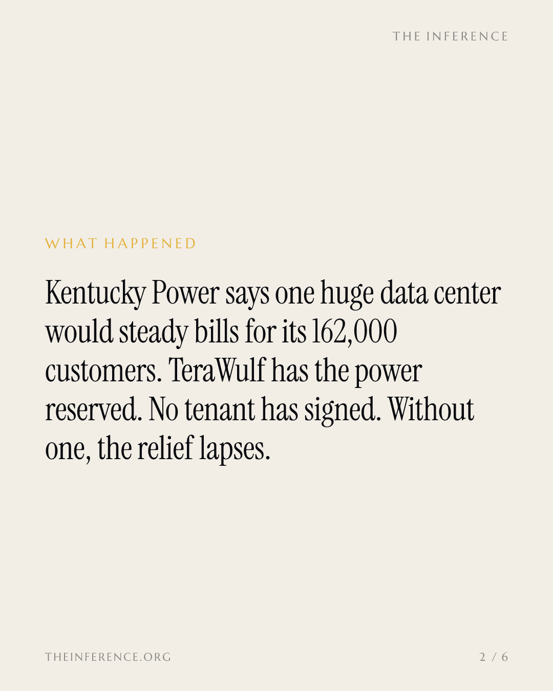 The gigawatt meant to cut Kentucky power bills still has no announced tenant — slide 1