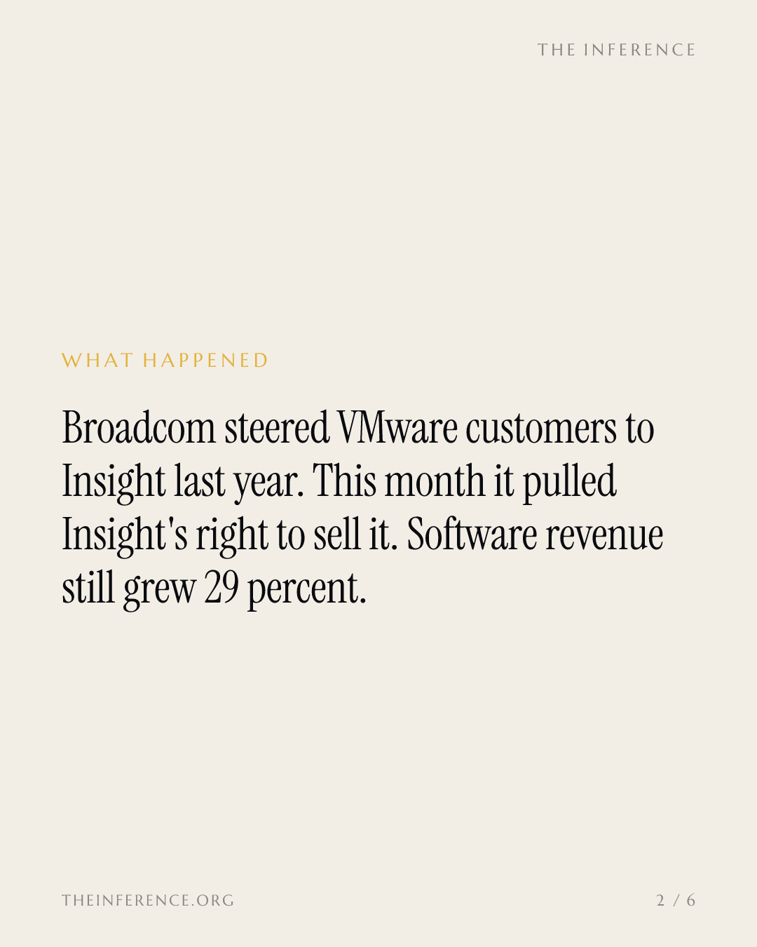 Broadcom cuts off the VMware reseller it steered customers to last year — slide 1
