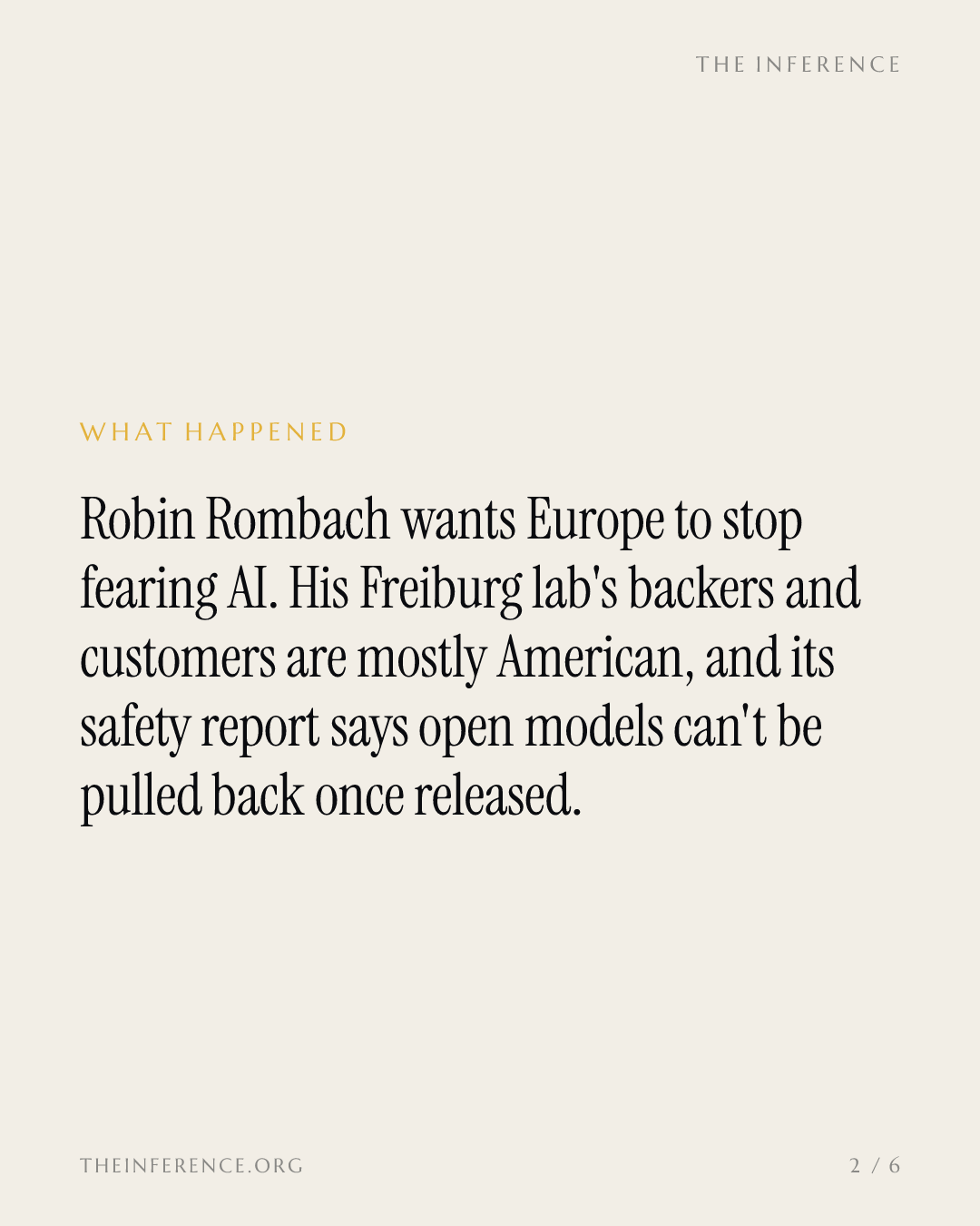 Freiburg's frontier lab tells Europe to cheer up, on American money — slide 1