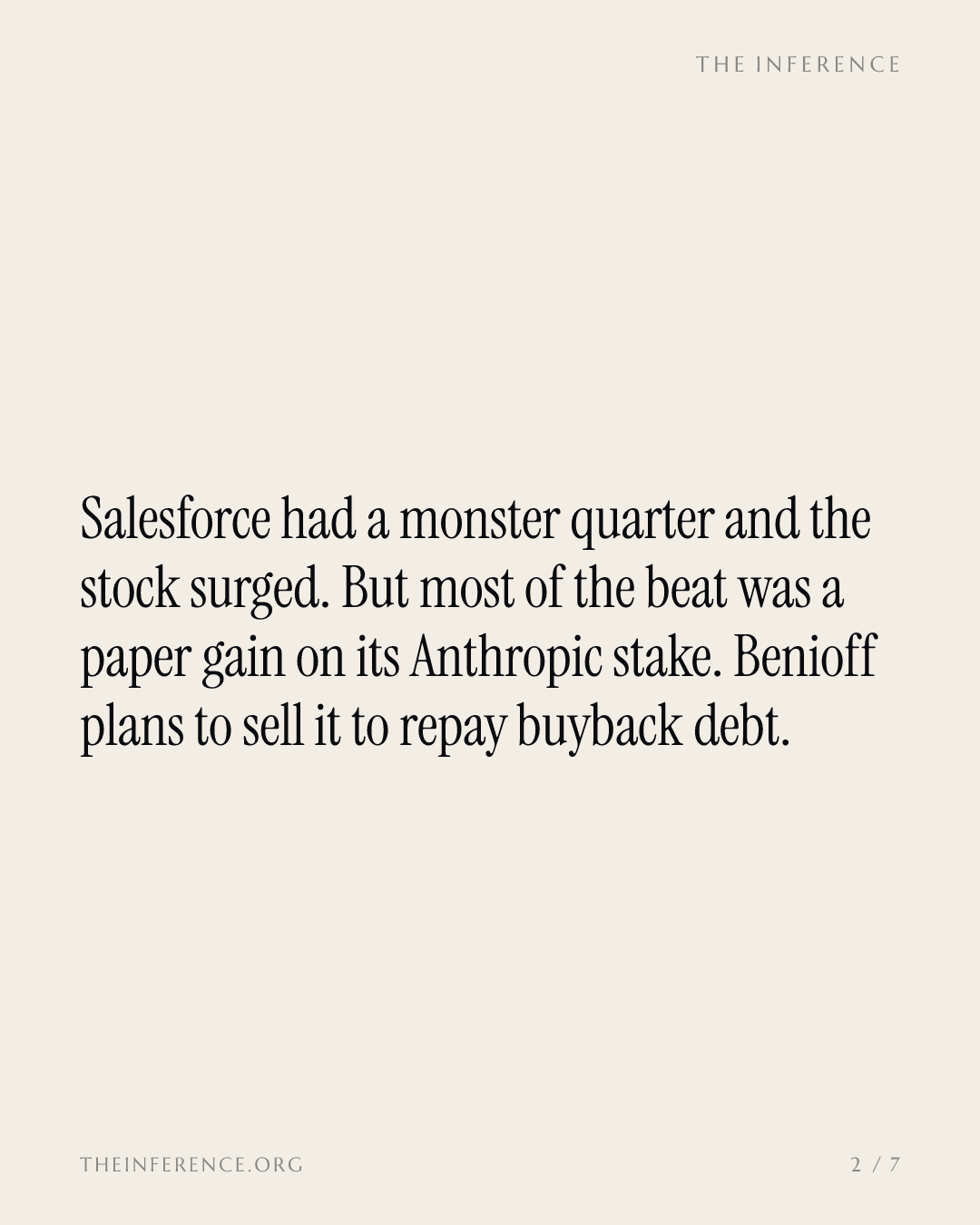 Salesforce's $63B comeback leans on Anthropic paper Benioff expects to sell — slide 1