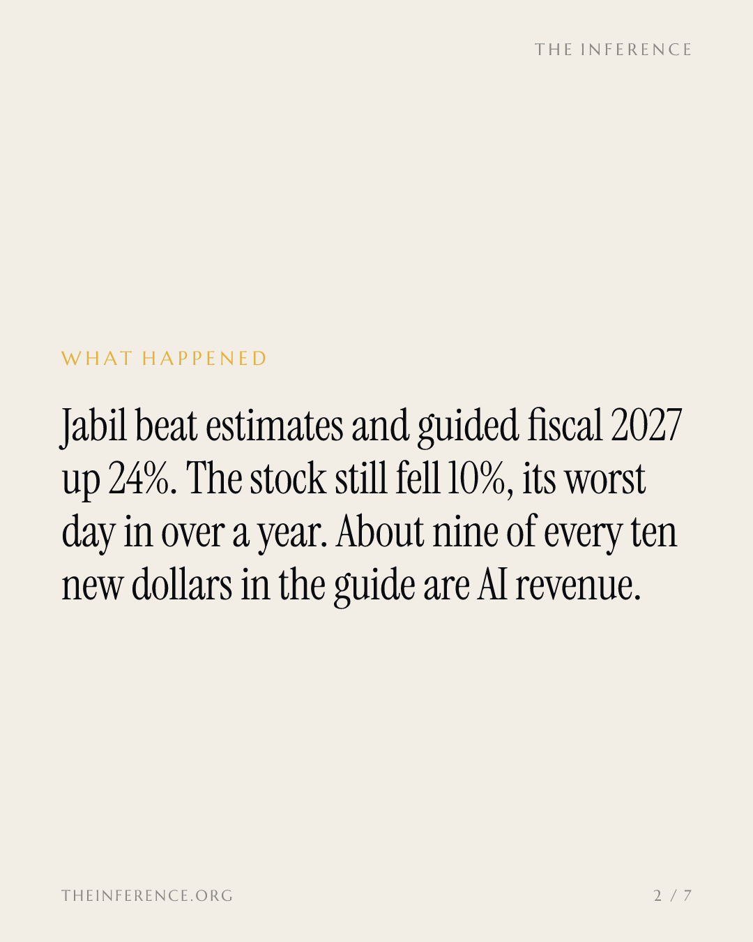Jabil's $8.5 Billion Growth Guide Is Almost All AI — slide 1