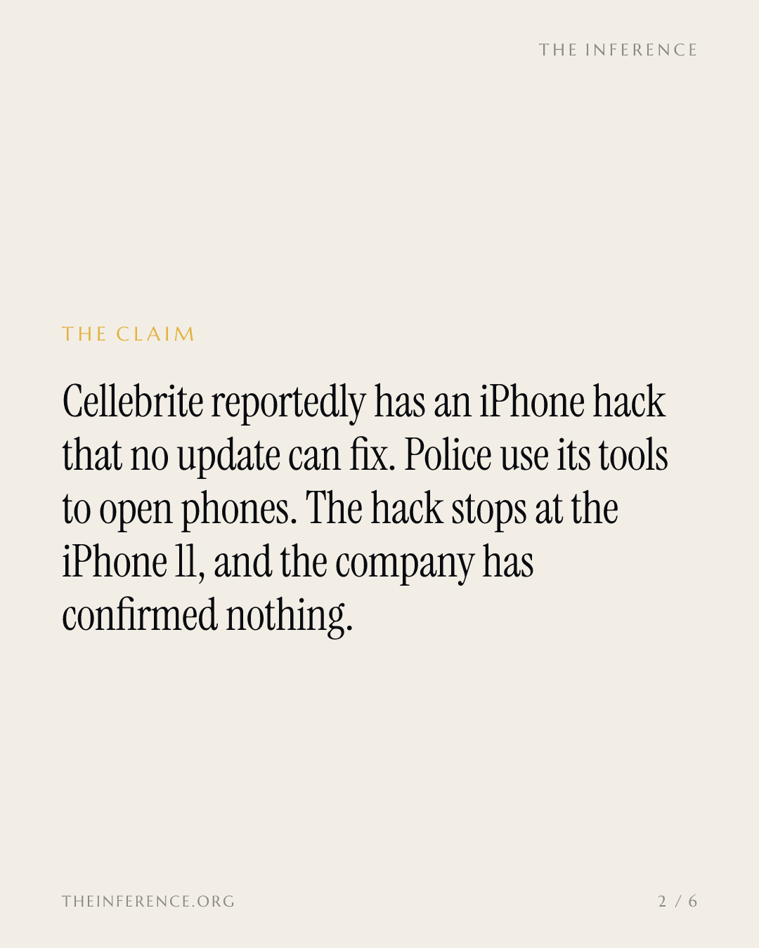 Cellebrite reportedly holds an unpatchable iPhone exploit while its stock sits 45 percent off its high — slide 1