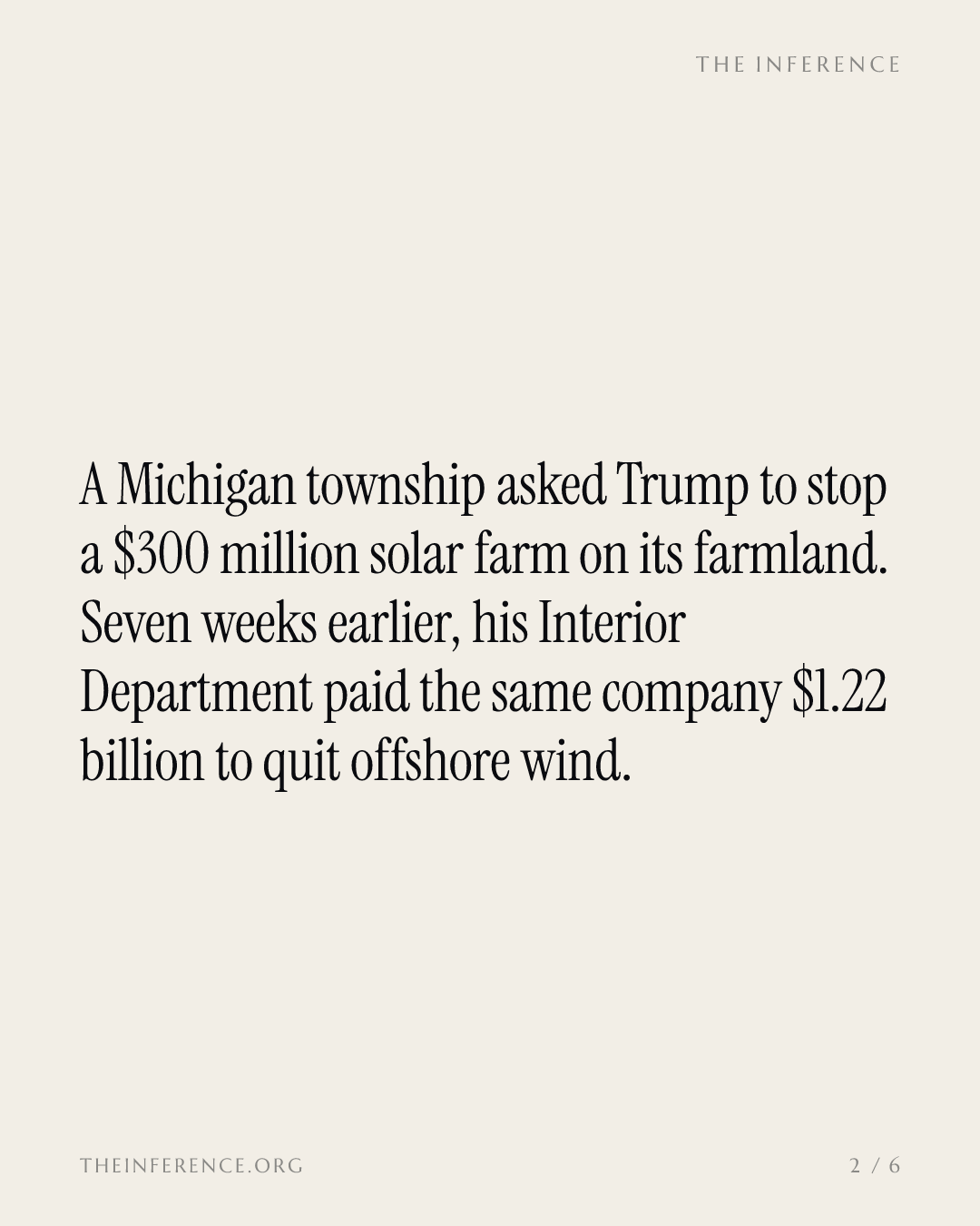 Trump erhält einen Brief aus Michigan – RWE erhält 1,22 Milliarden Dollar — slide 1