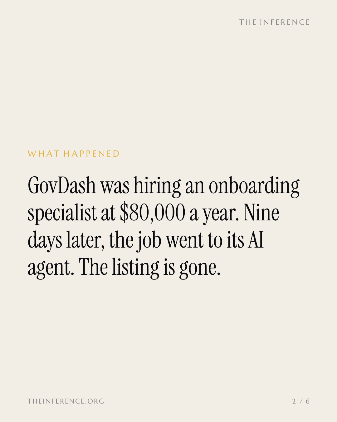 GovDash taught its AI agent the onboarding job it was hiring for at $80,000 a year — slide 1