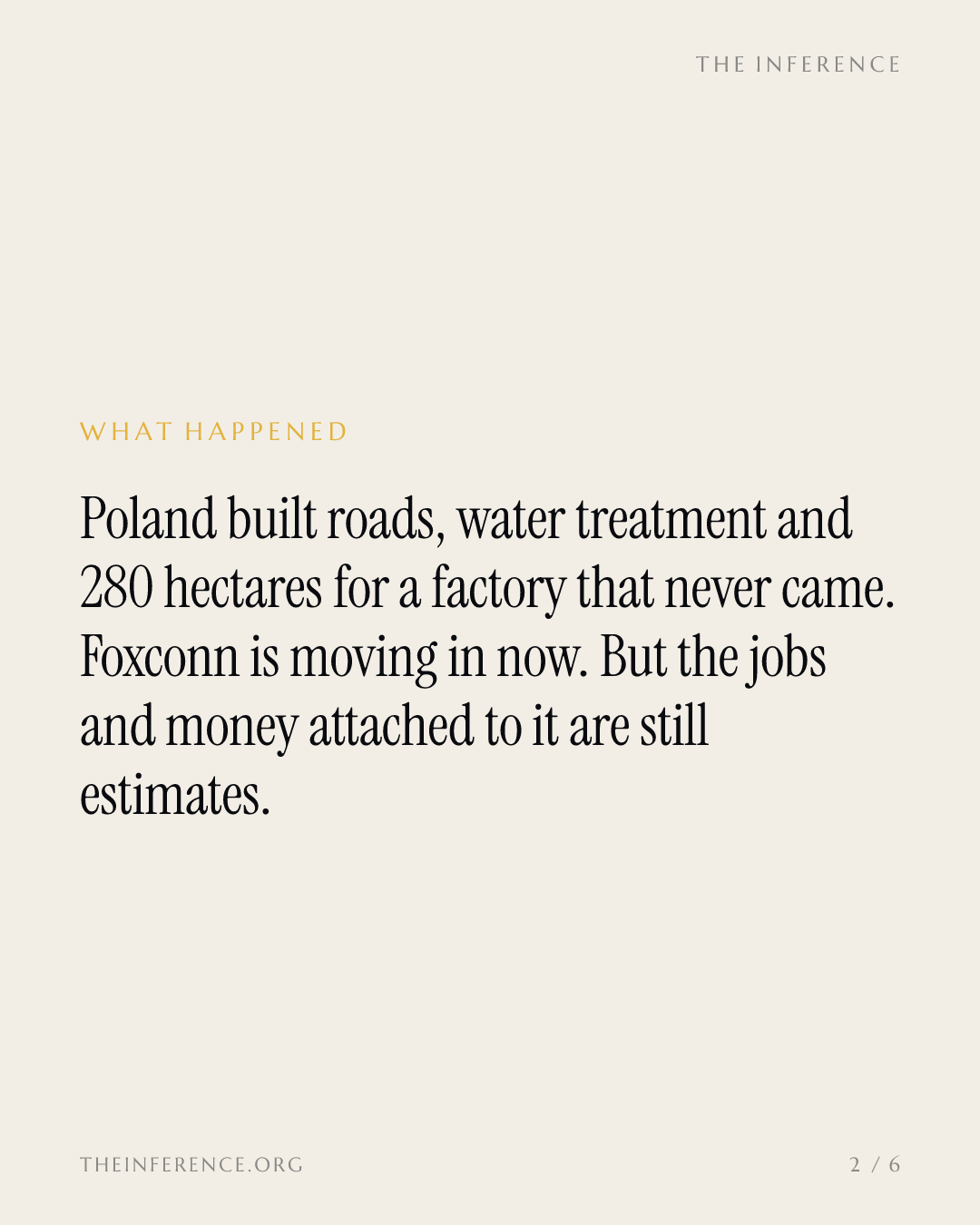 Foxconn takes over the Polish site Intel abandoned, on jobs numbers that are still estimates — slide 1