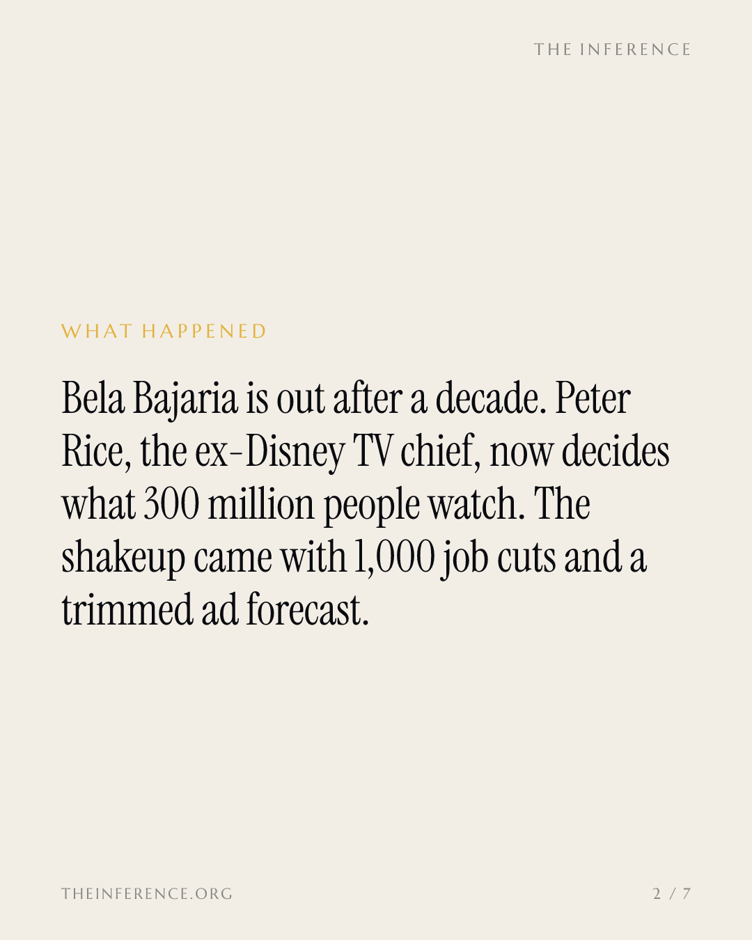 Netflix names Peter Rice content chief and cuts 1,000 jobs as 2026 ad revenue forecast falls to $2.7 billion — slide 1