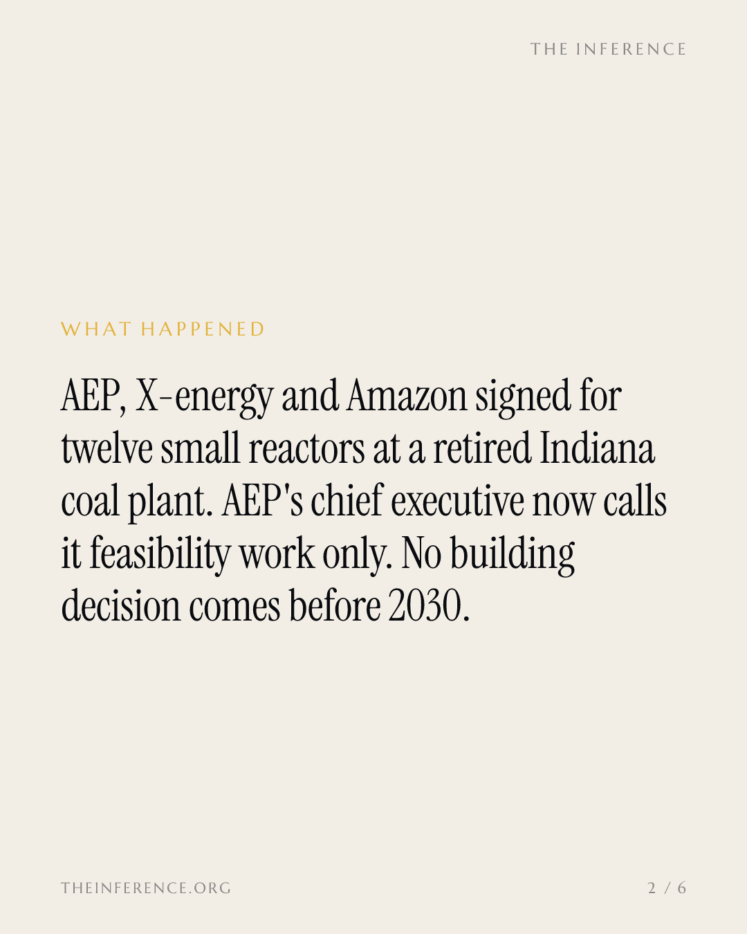 X-energy trades near $11 as AEP says its 12-reactor Indiana project has no final decision before 2030 — slide 1