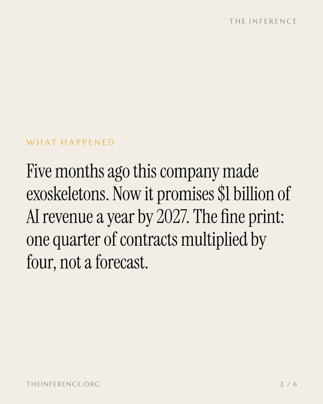 ChronoScale Promises $1 Billion in AI Revenue on $71.6 Million of Booked Sales — slide 1