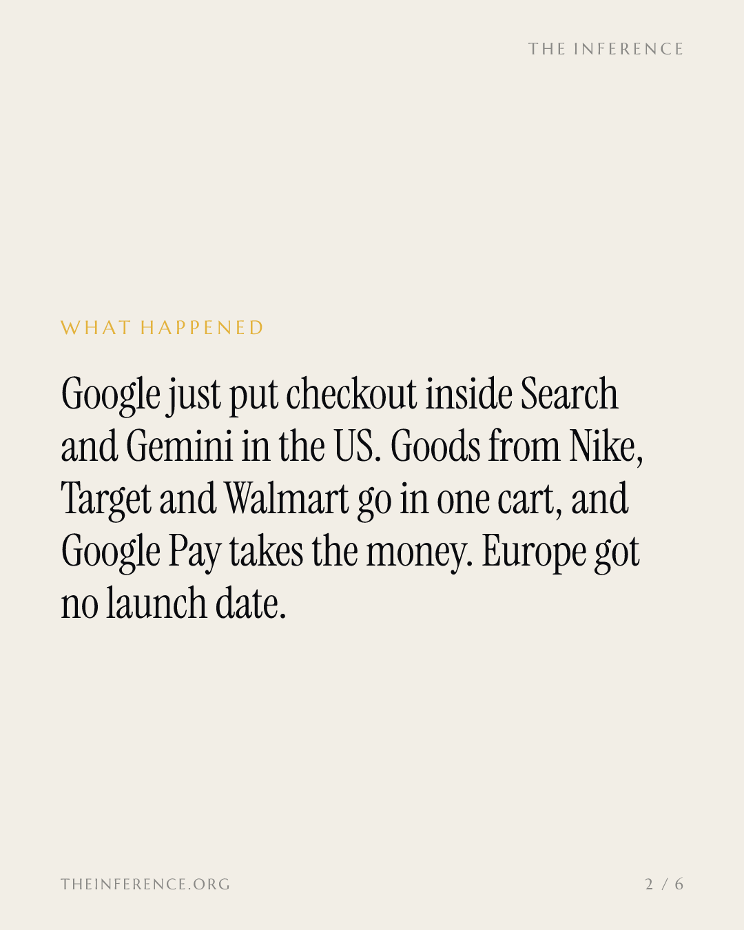 Google starts taking payments inside Search in the US; Europe, where its fines top €10 billion, is left out — slide 1