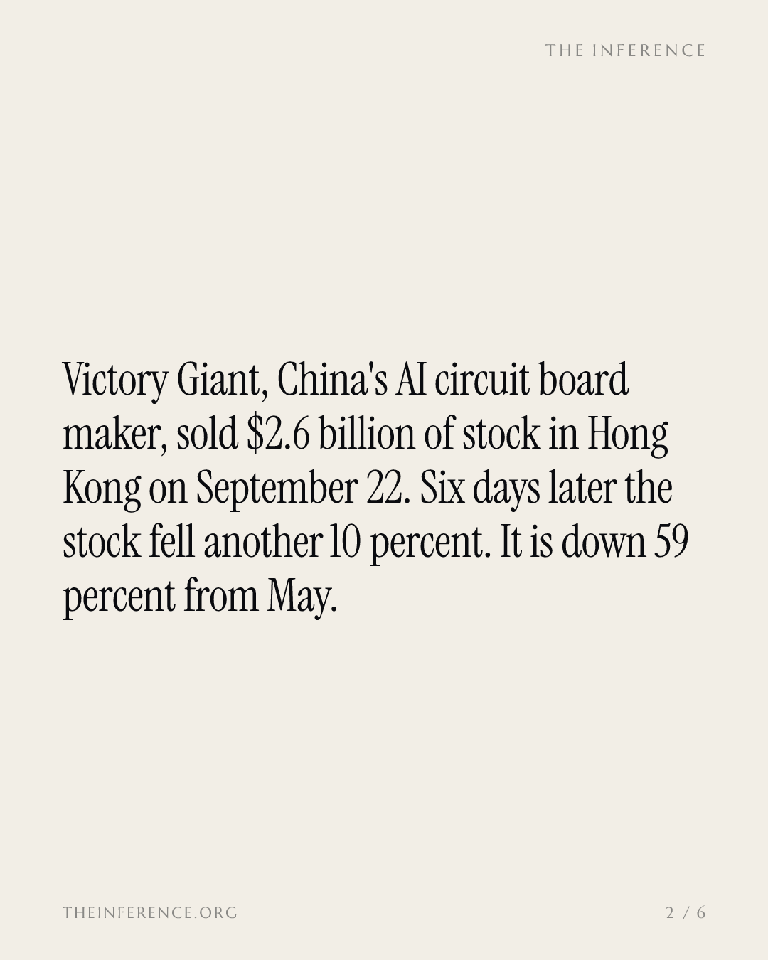 Victory Giant vendió acciones por 2.600 millones de dólares seis días antes de otra caída del 10% — slide 1