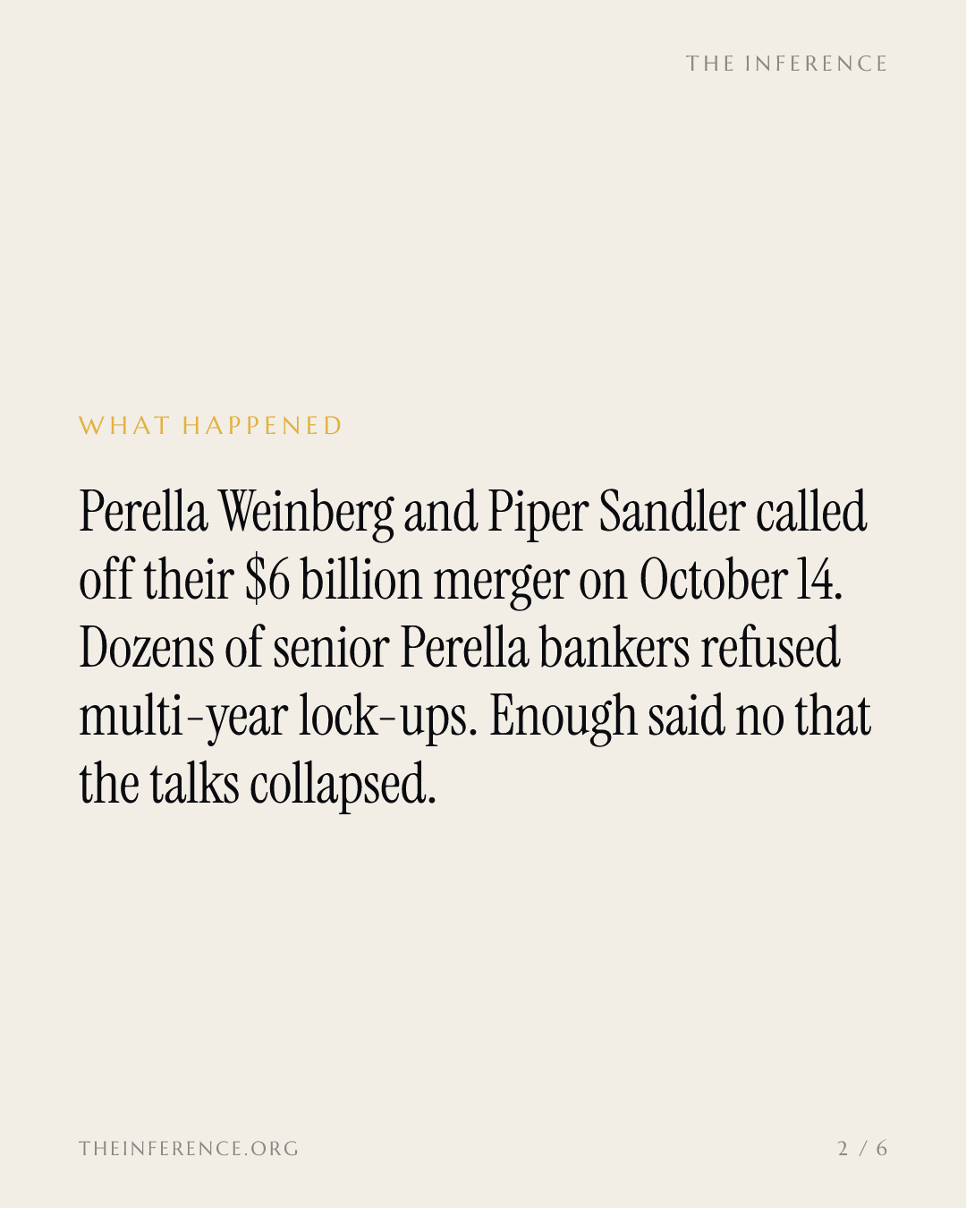 The $6 billion bank merger that died because its bankers refused to sign — slide 1