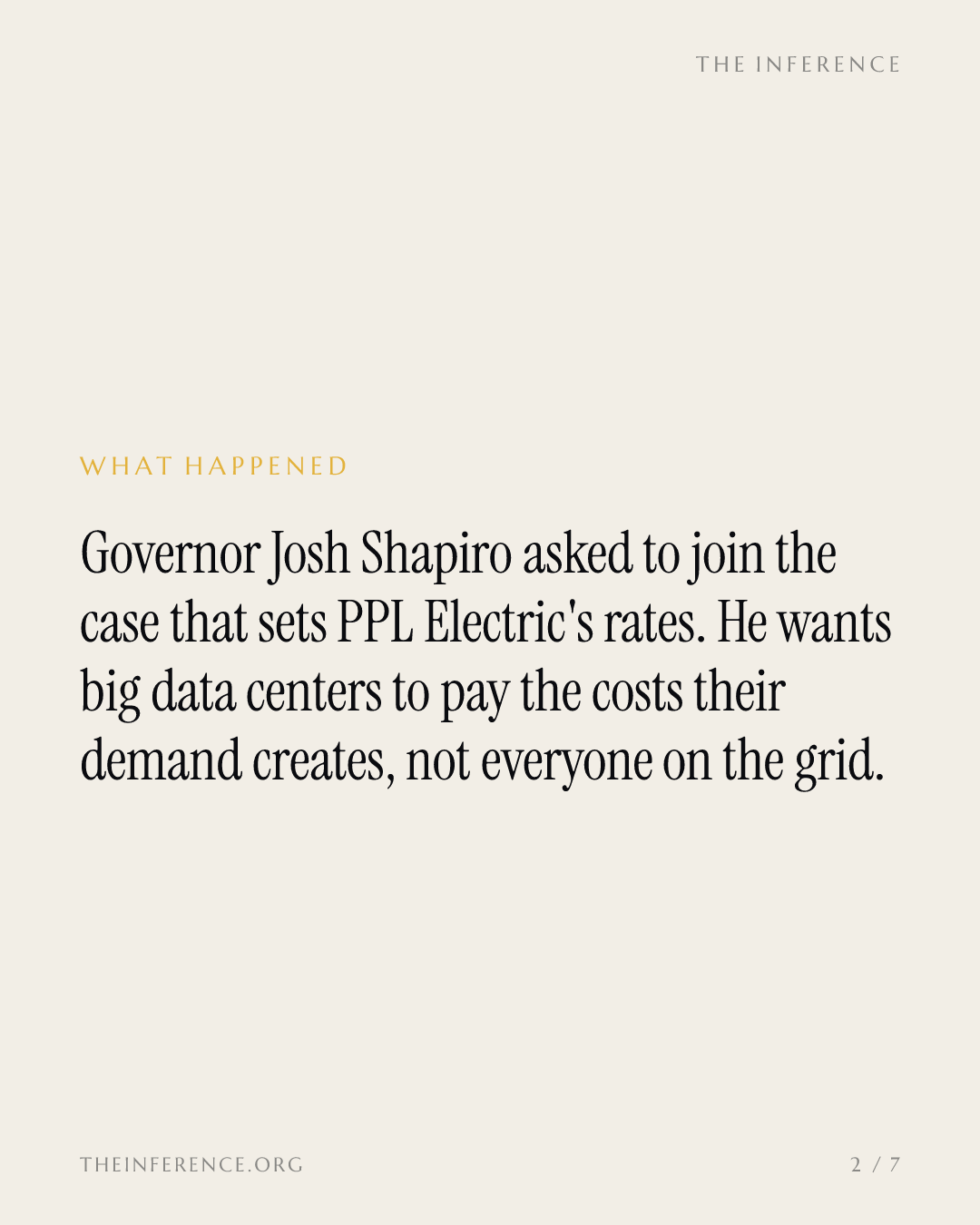 Shapiro asks to join PPL's rate case so data centers pay their own way on 31.8 gigawatts — slide 1