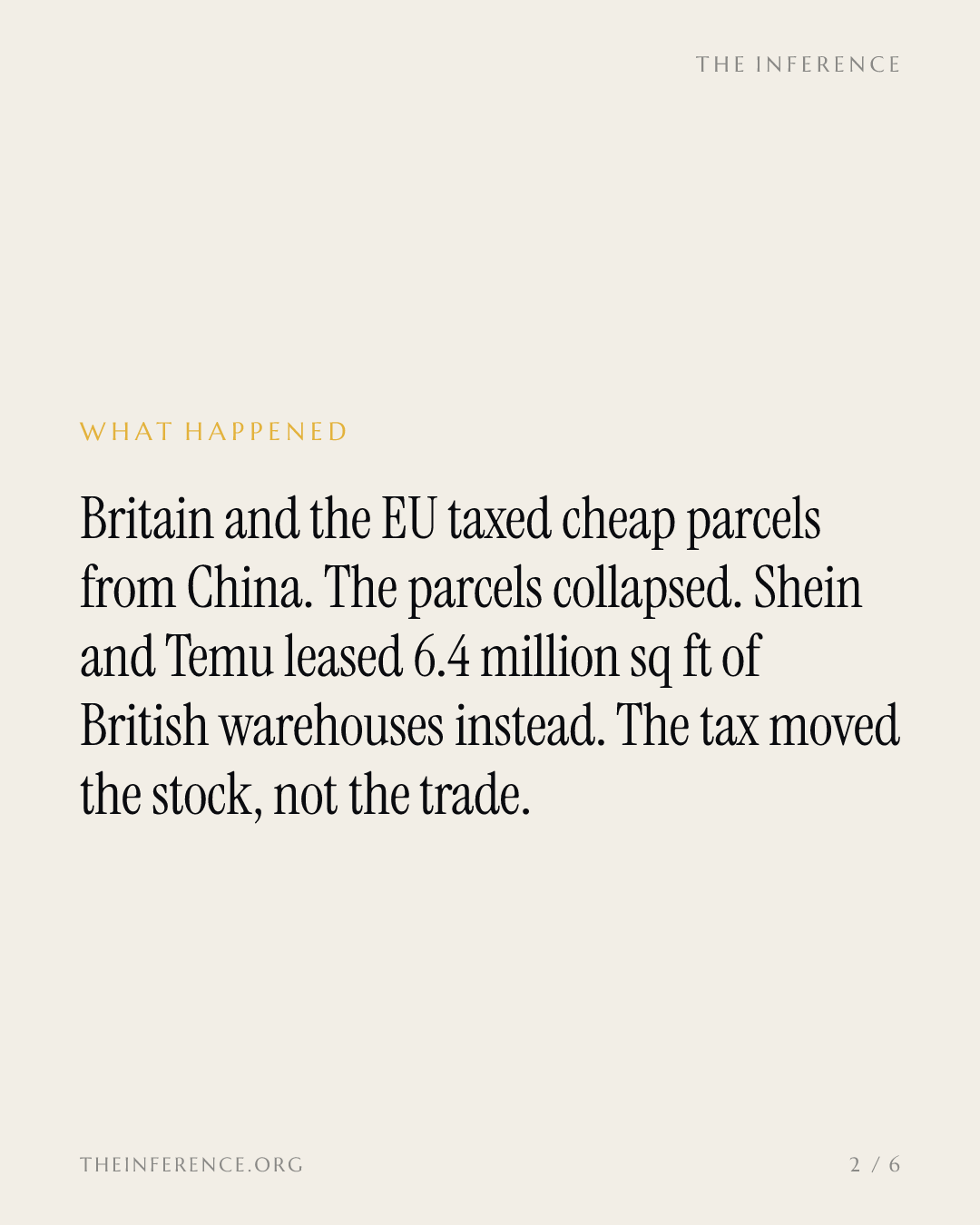 Aus der Paketsteuer wurde ein Run auf 6,4 Millionen Quadratfuß Lagerfläche in Großbritannien — slide 1