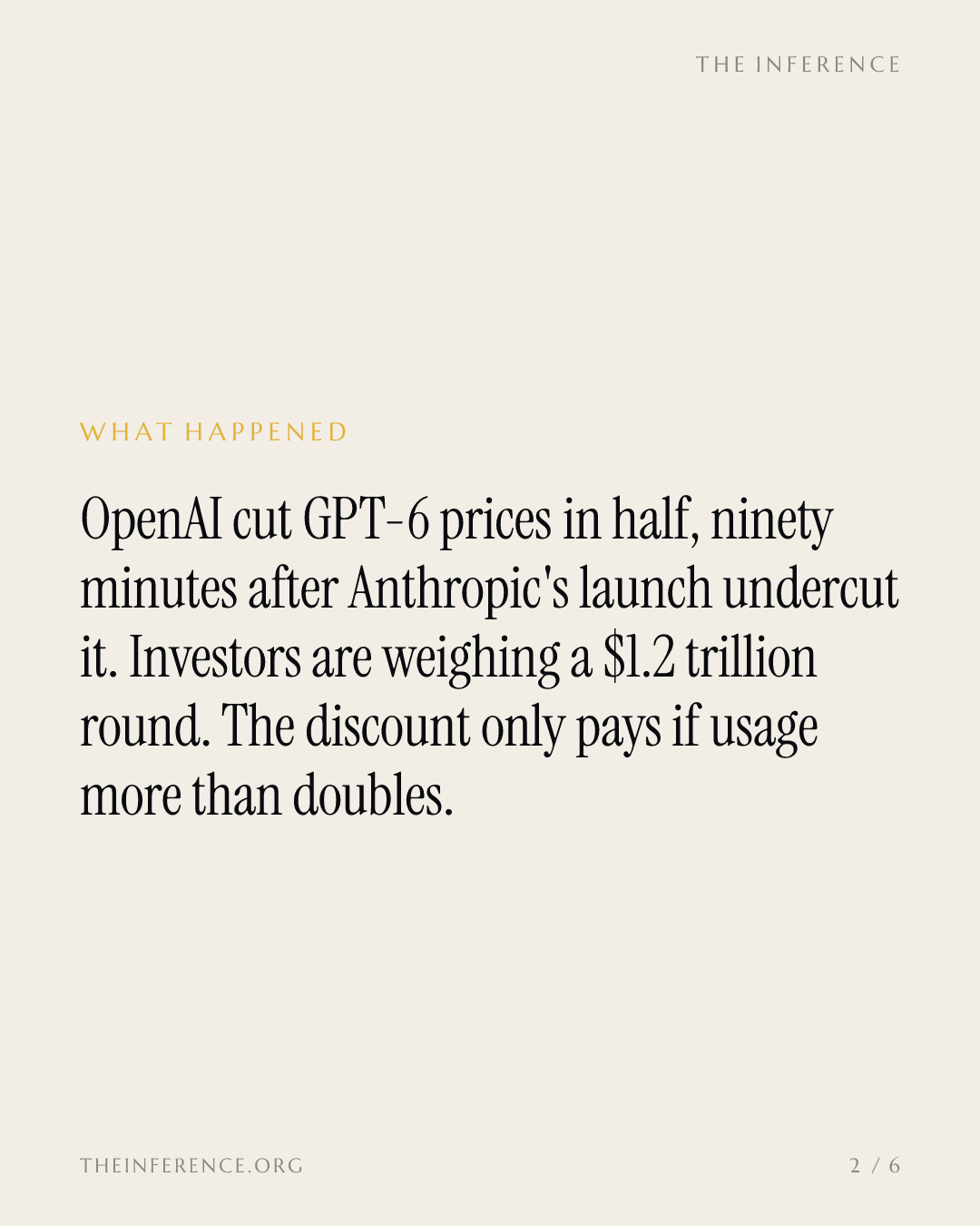 OpenAI halbiert die Tokenpreise – und umgarnt eine Bewertung von 1,2 Billionen Dollar — slide 1