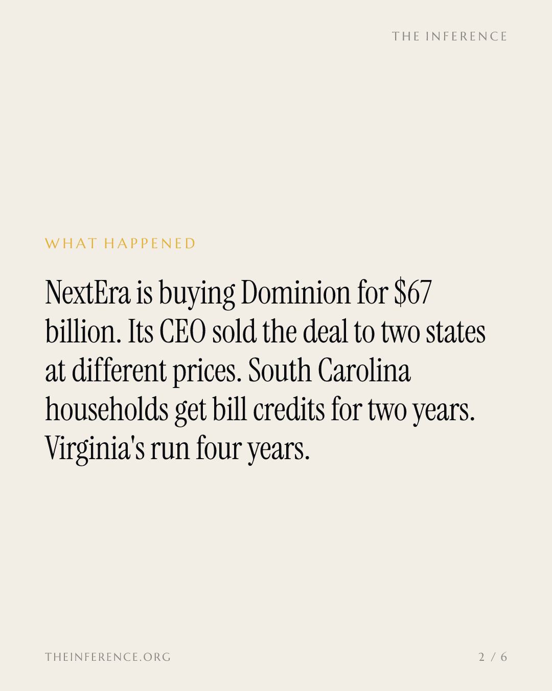 NextEra's $67 billion Dominion merger is being sold at two prices, and January decides — slide 1