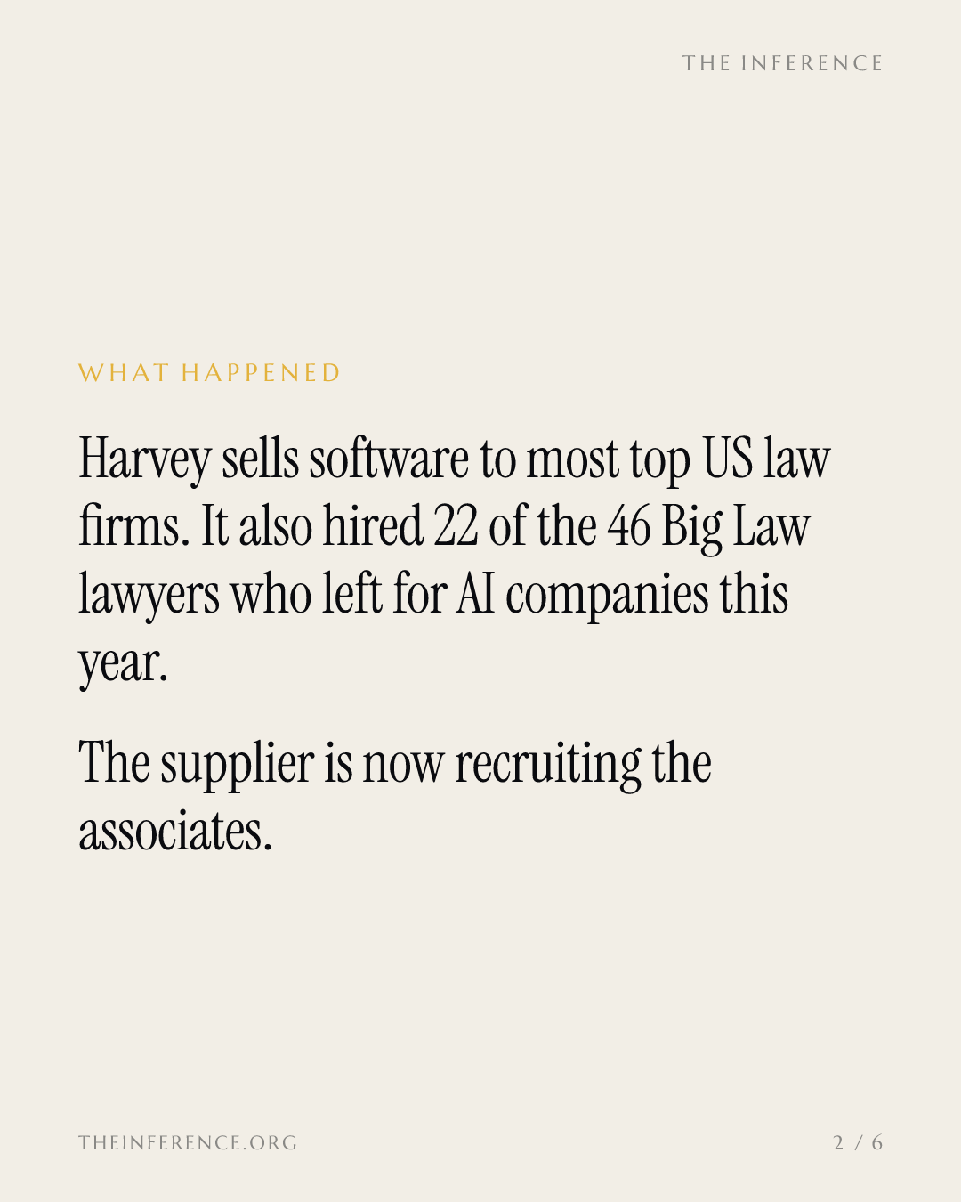Harvey sells to Big Law, hires 22 of its lawyers, signs Iberdrola for 300 seats — slide 1
