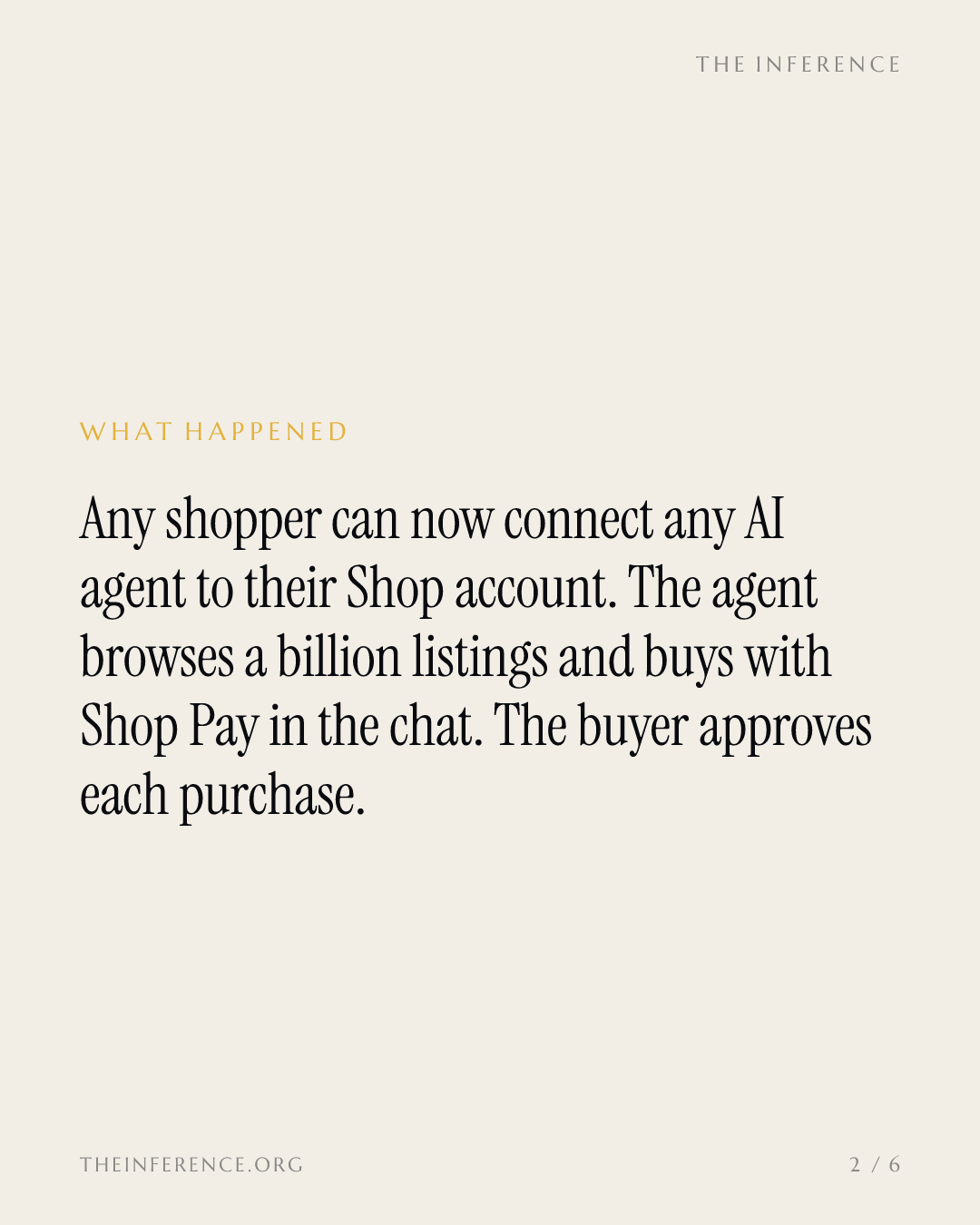 Shopify just pointed every AI agent at its own cash register — slide 1