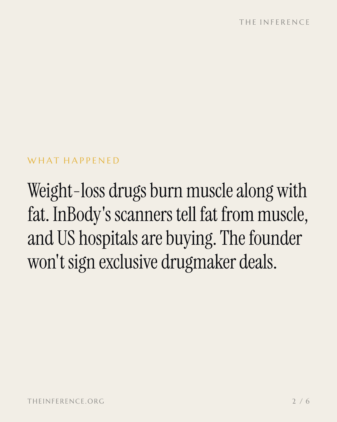 InBody sells the scale for the Ozempic era and refuses to pick a favorite drugmaker — slide 1