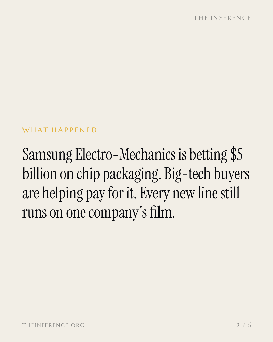 Buyers who prepaid Ibiden are now financing its rival, on Ajinomoto's film — slide 1