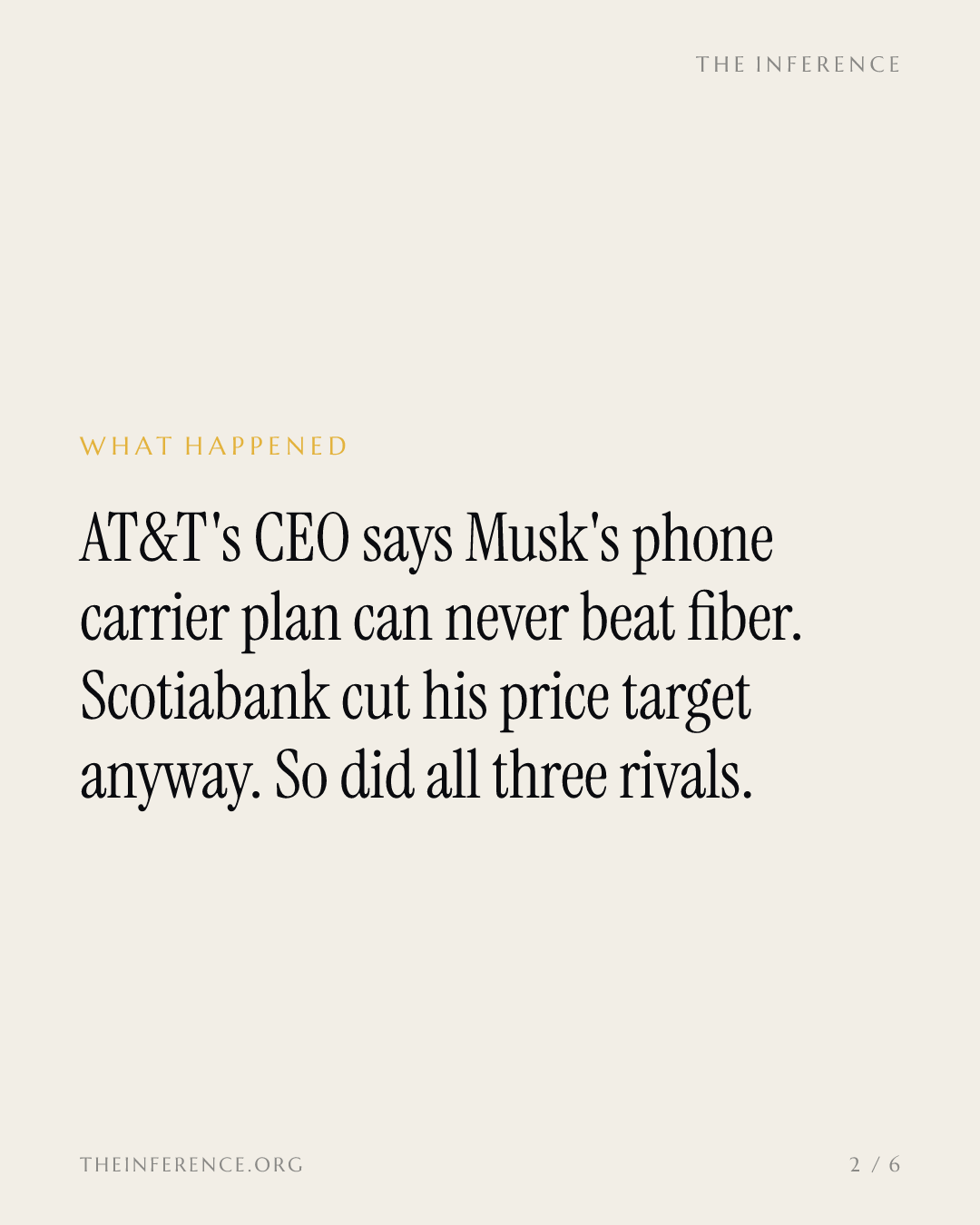 Musk's Phone Plan Is "Not Viable," Says the CEO Whose Price Target Just Got Cut — slide 1