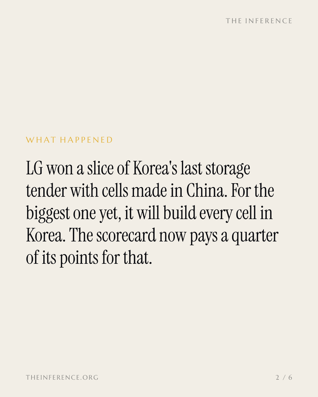 LG swaps Chinese cells for costlier Korean ones in Korea's biggest battery tender — slide 1