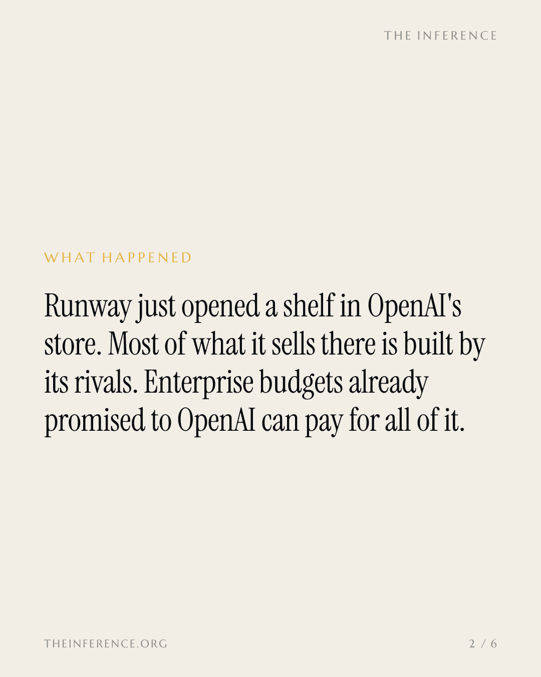 Runway is selling its rivals' models inside OpenAI's store — slide 1