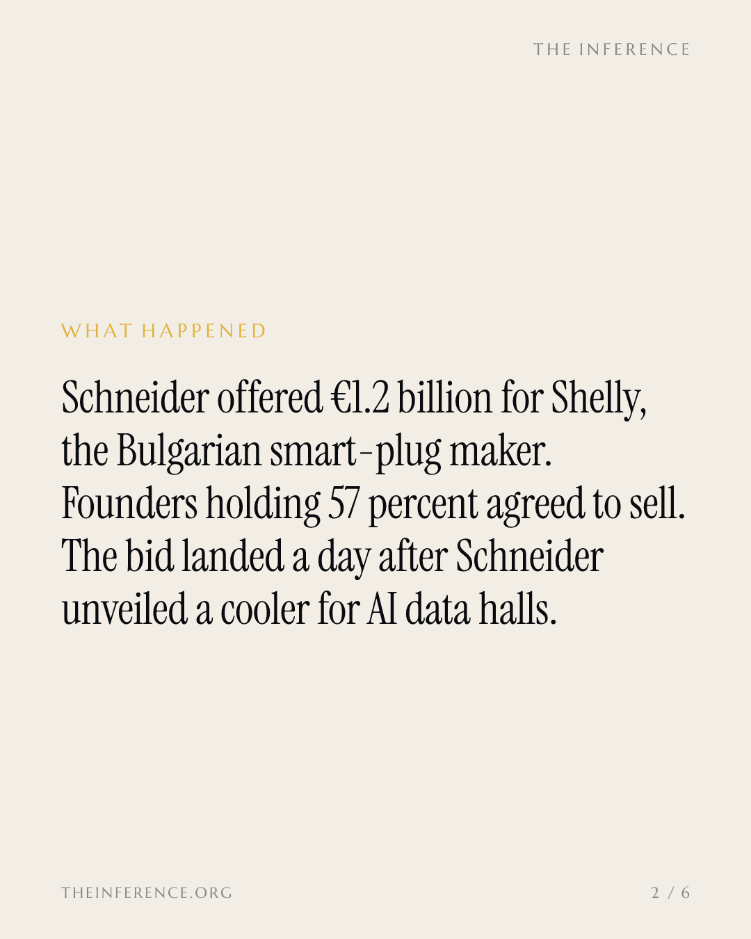 Schneider bietet 1,2 Milliarden Euro für Shelly – einen Tag nach der Vorstellung seines 3,5-Megawatt-Kühlers für KI-Rechenzentren — slide 1