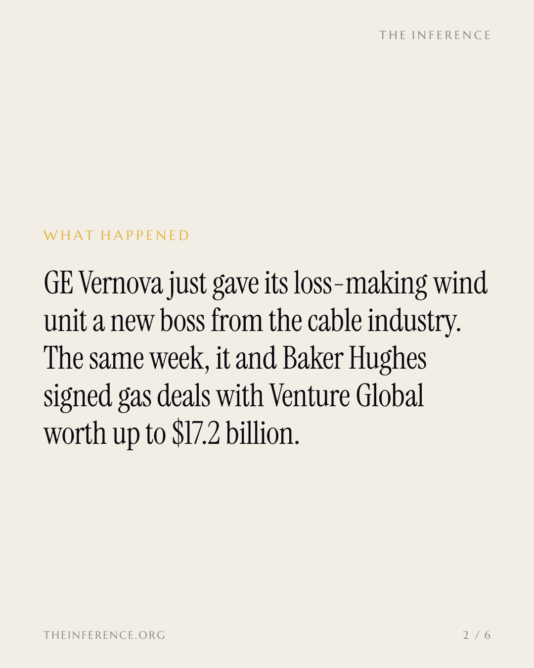 GE Vernova and Baker Hughes sign Venture Global deal worth up to $17.2 billion as wind gets a new boss — slide 1