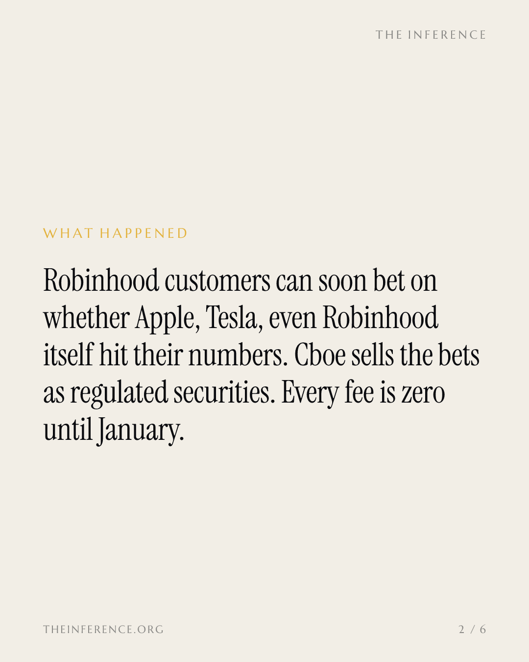 Robinhood's Hedge for Its $156 Million Betting Line Is Priced at Zero — slide 1