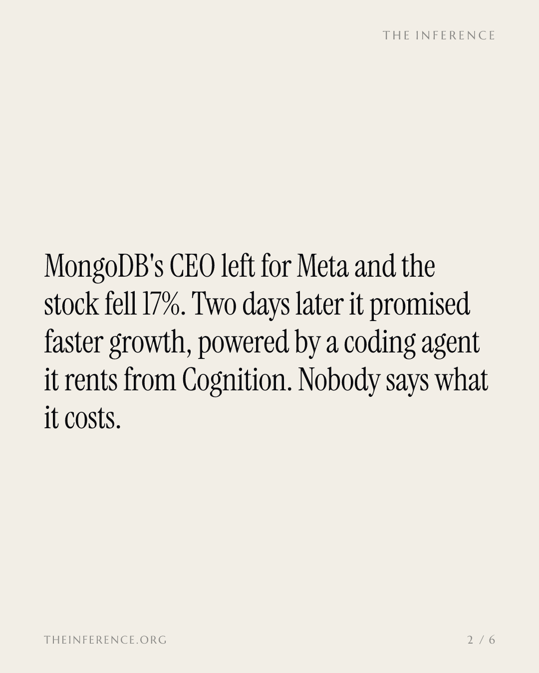 MongoDB raised its growth targets on an engine it does not own — slide 1