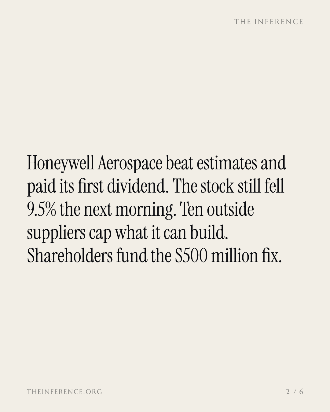Honeywell Aerospace shareholders are funding the factory meant to replace its weakest suppliers — slide 1