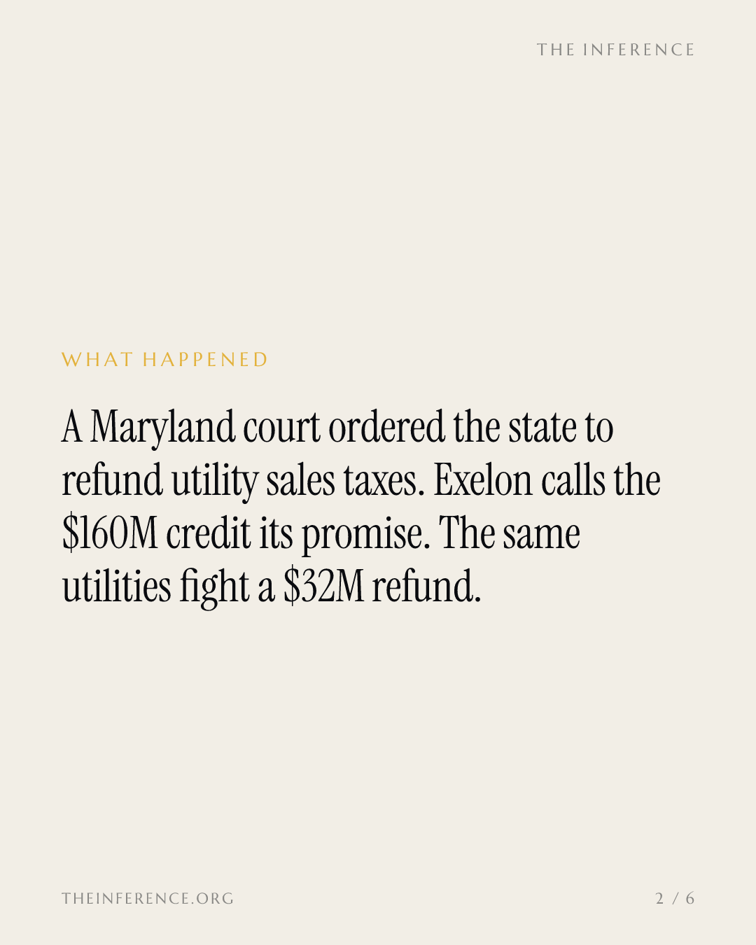 Exelon Brands a Court-Ordered $160M Refund as Its Promise While Fighting a $32M One — slide 1