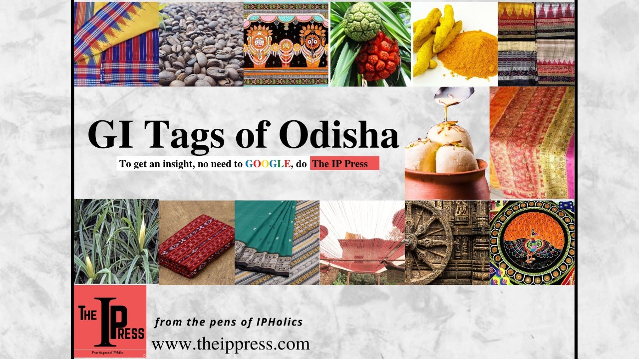 Geographical Indication (GI) Tags of ODISHA The IP Press
