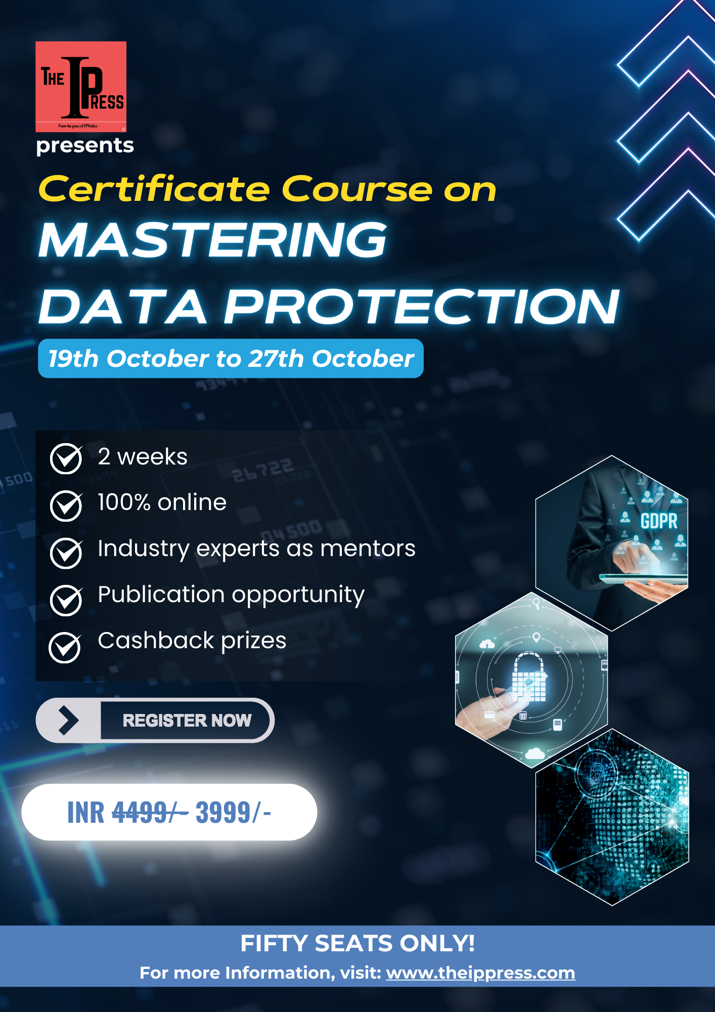 Data Protection Courses Certificate Course on Mastering Data Protection (19th October – 27th ...