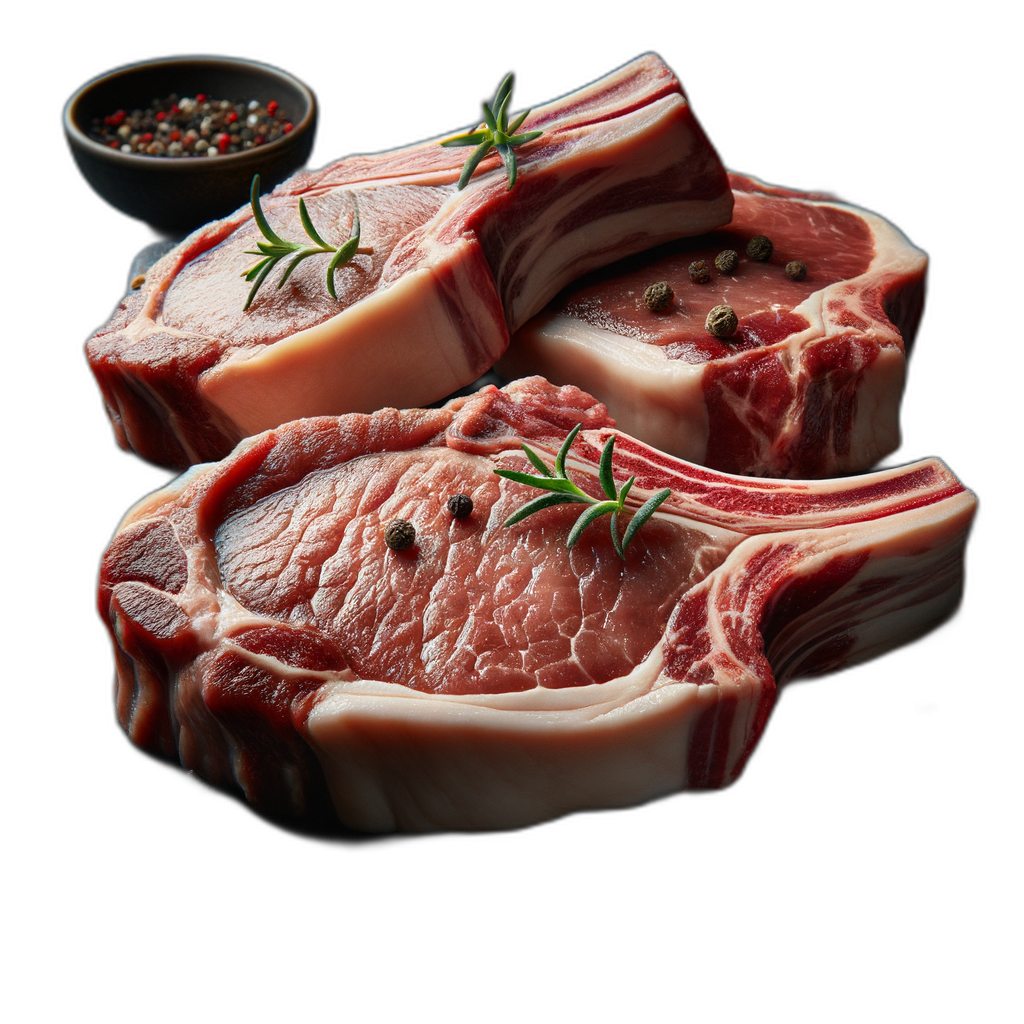 pork bone-in neck steaks