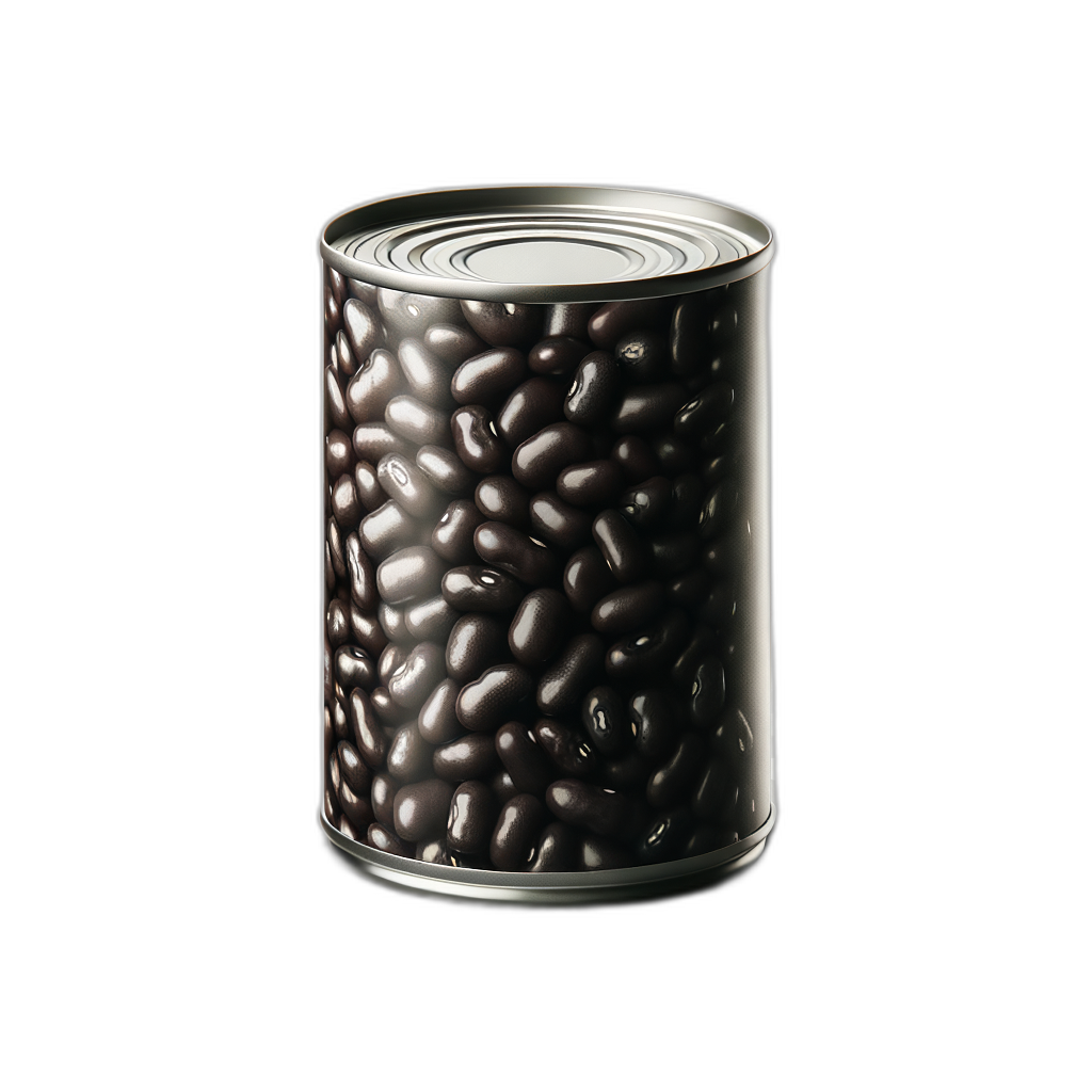 canned black beans